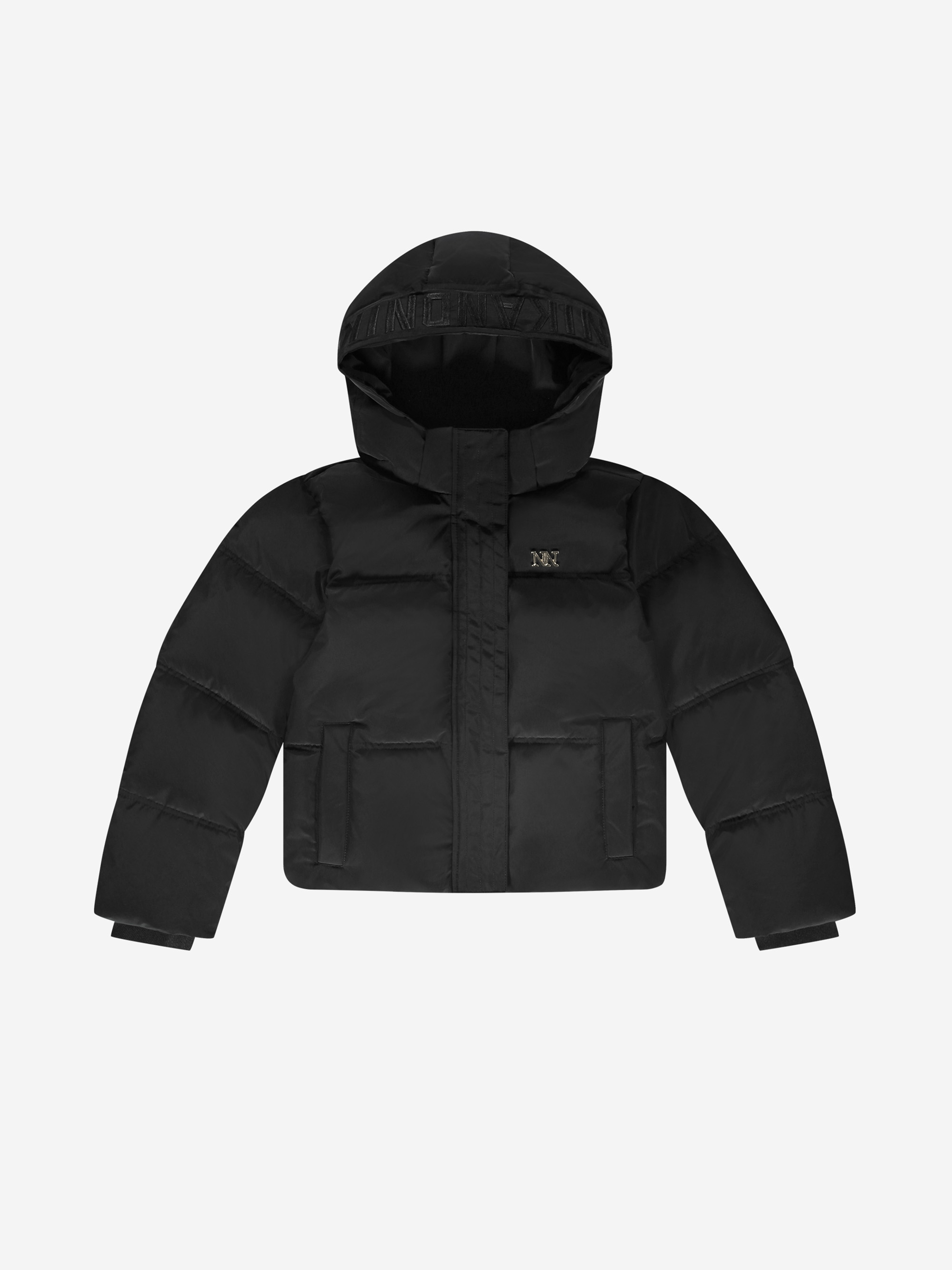 Padded puffer jacket with logo