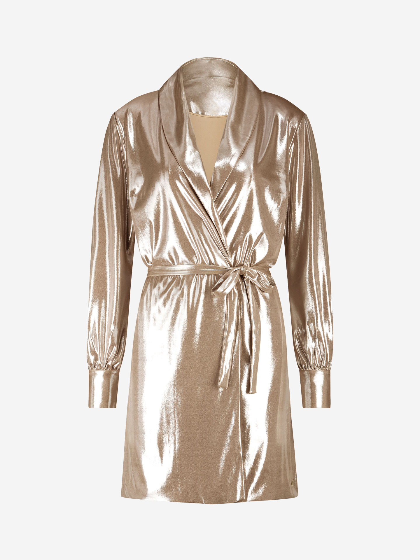 Metallic look dress