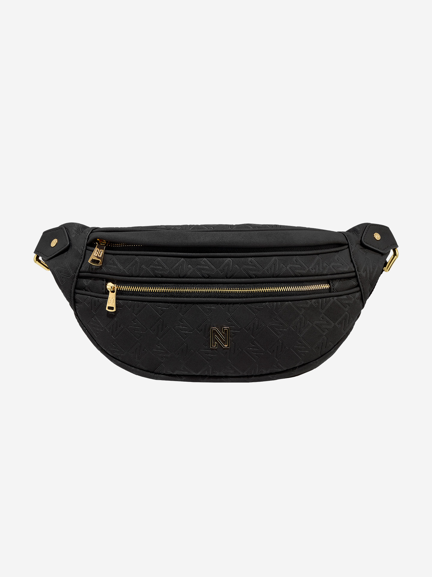 Fanny pack with logo pattern
