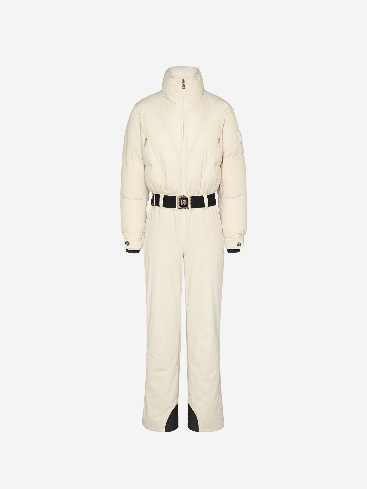 Ski jumpsuit with glitter