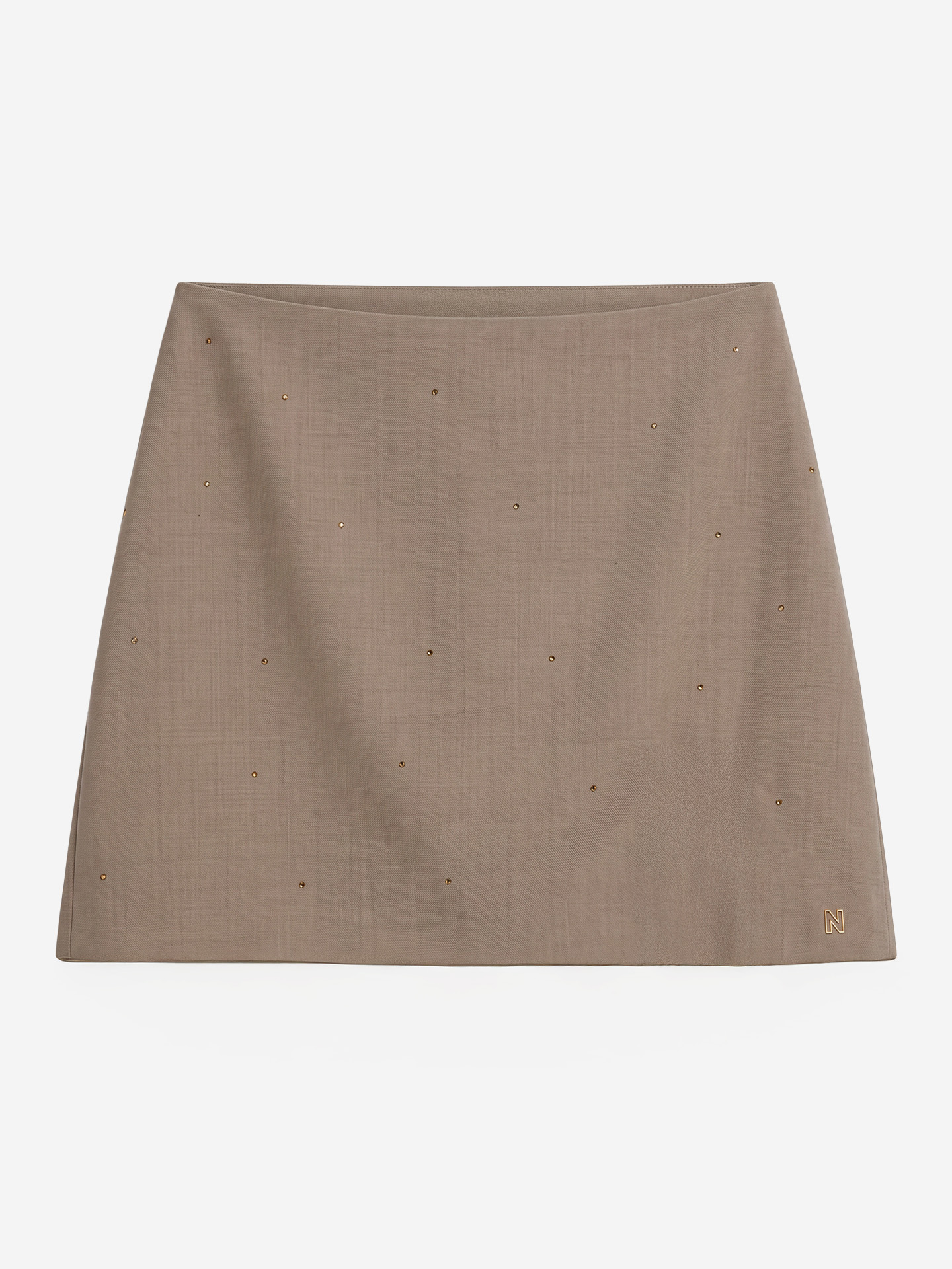 Skirt with glitter stones