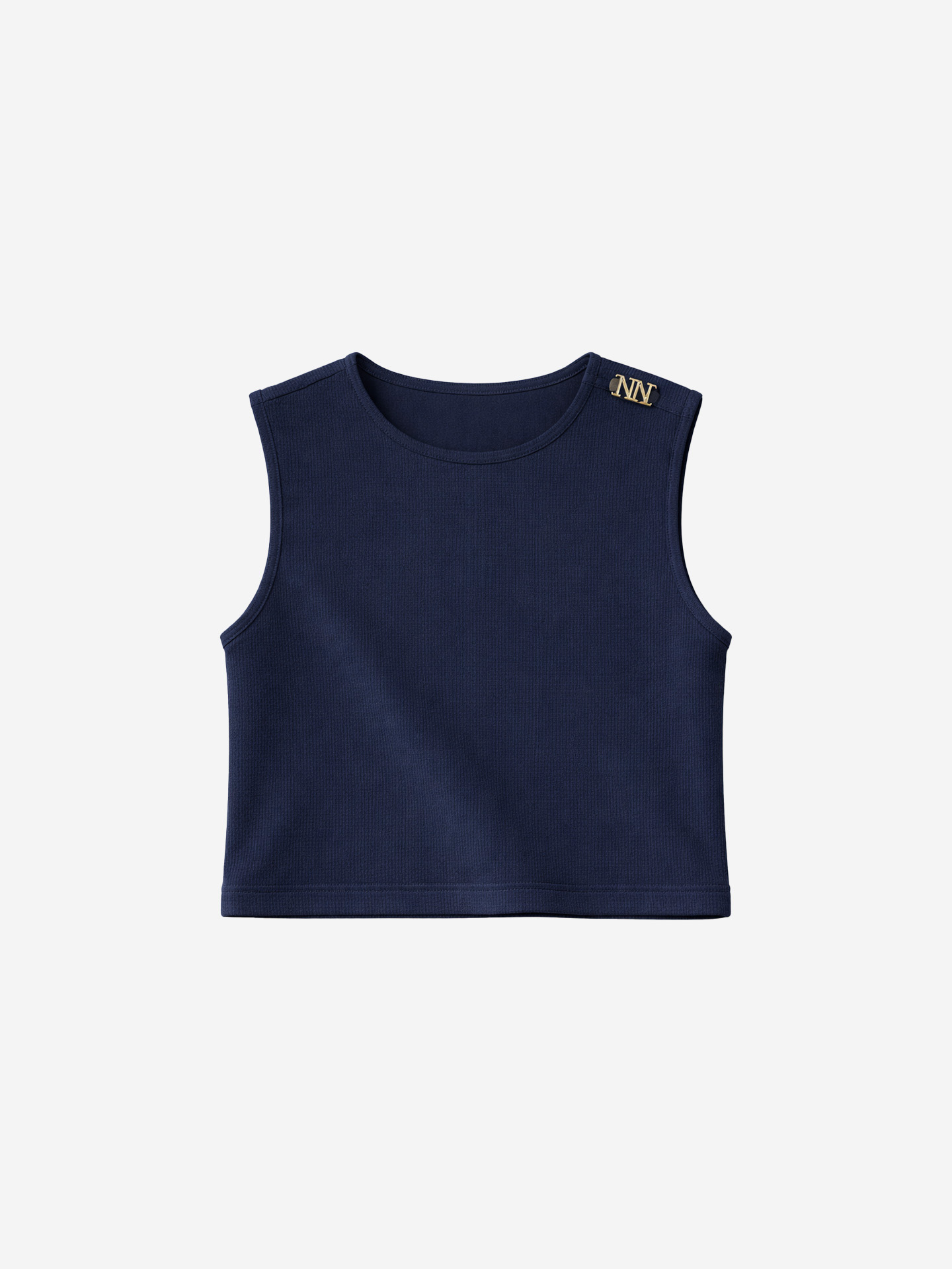 Sleeveless top with logo detail