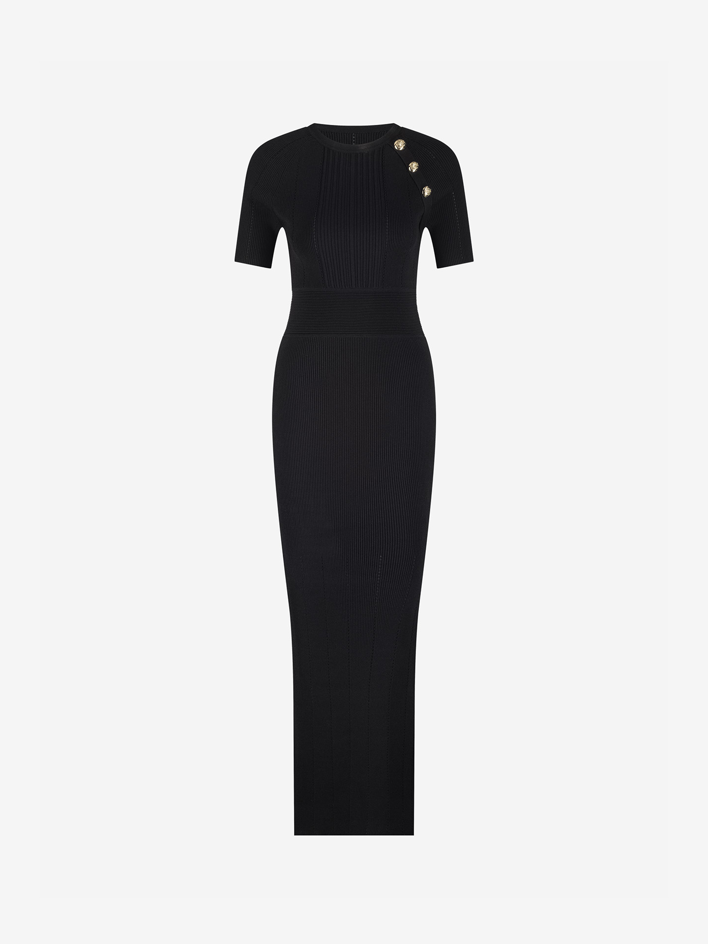 Maxi dress with button details
