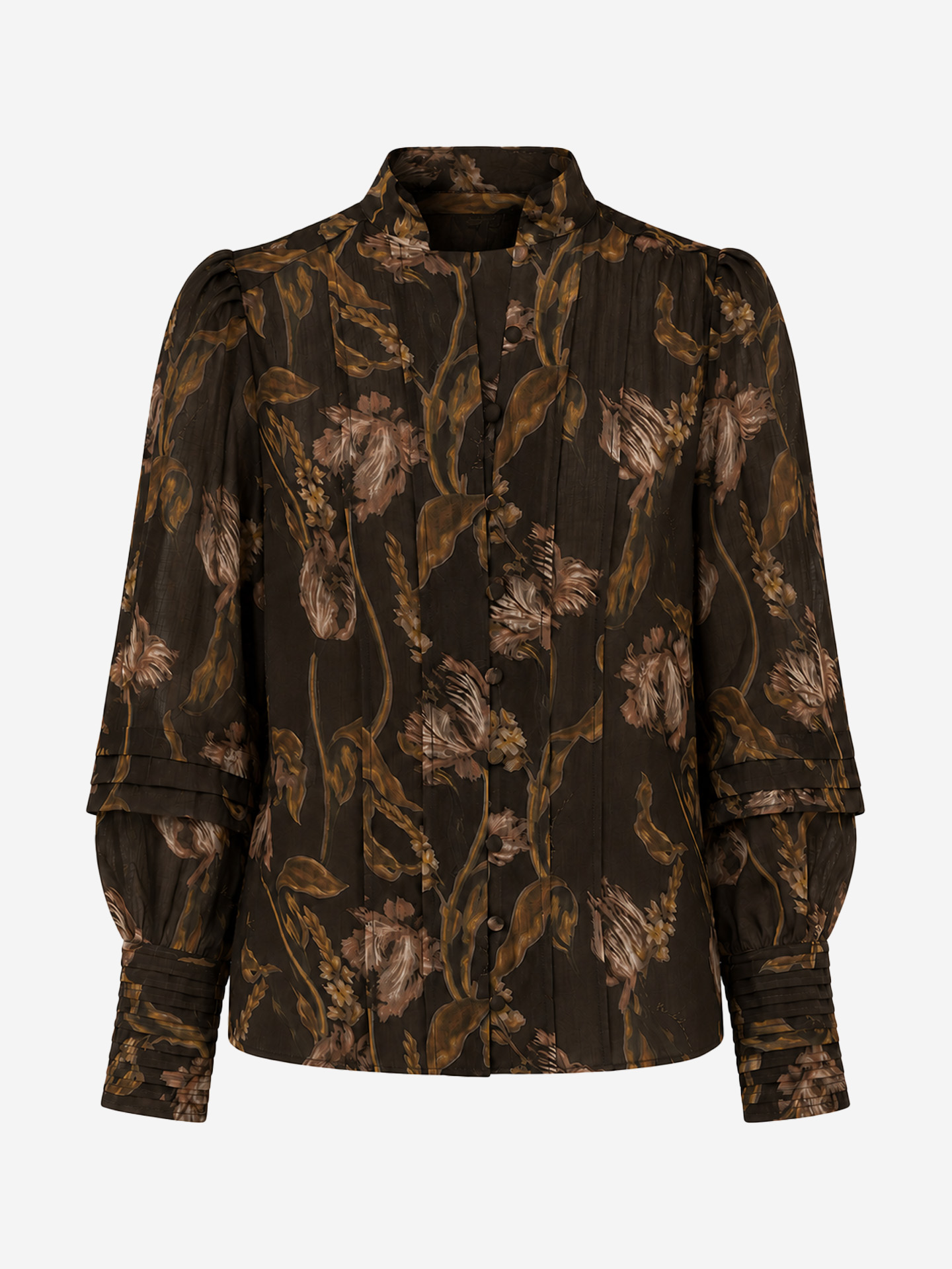 Blouse met bloemenprint
