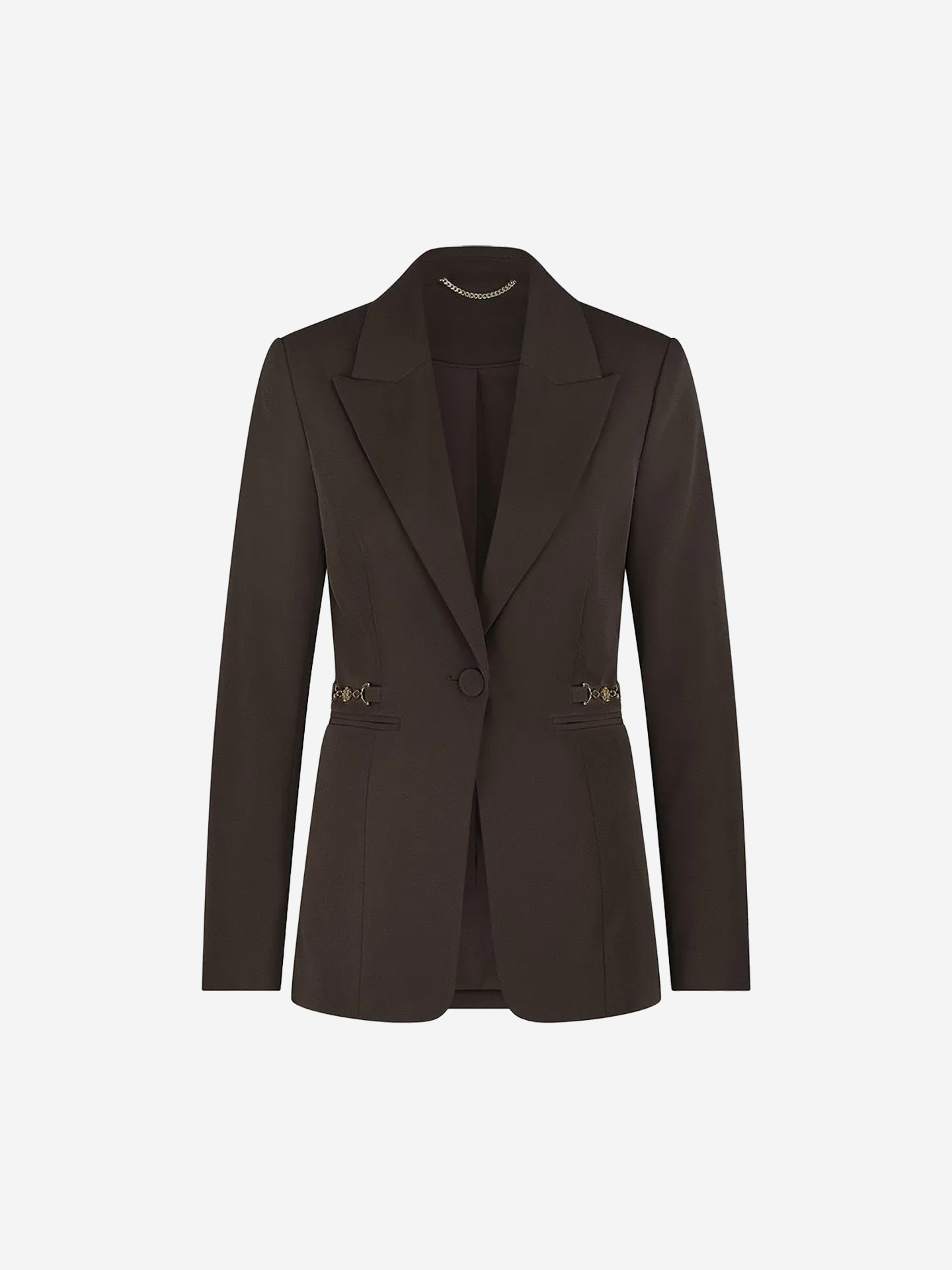 Klassieke blazer met kettingdetails