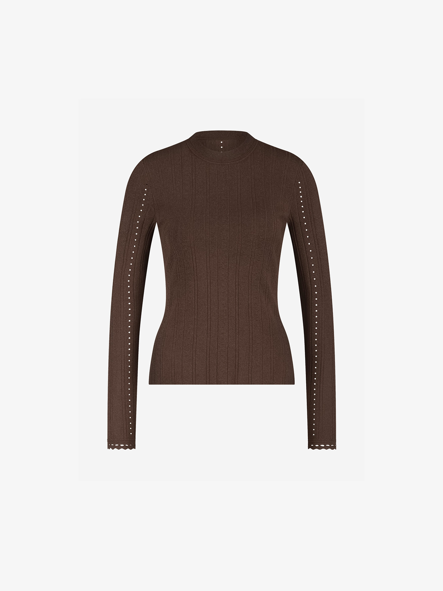 Opengebreide top