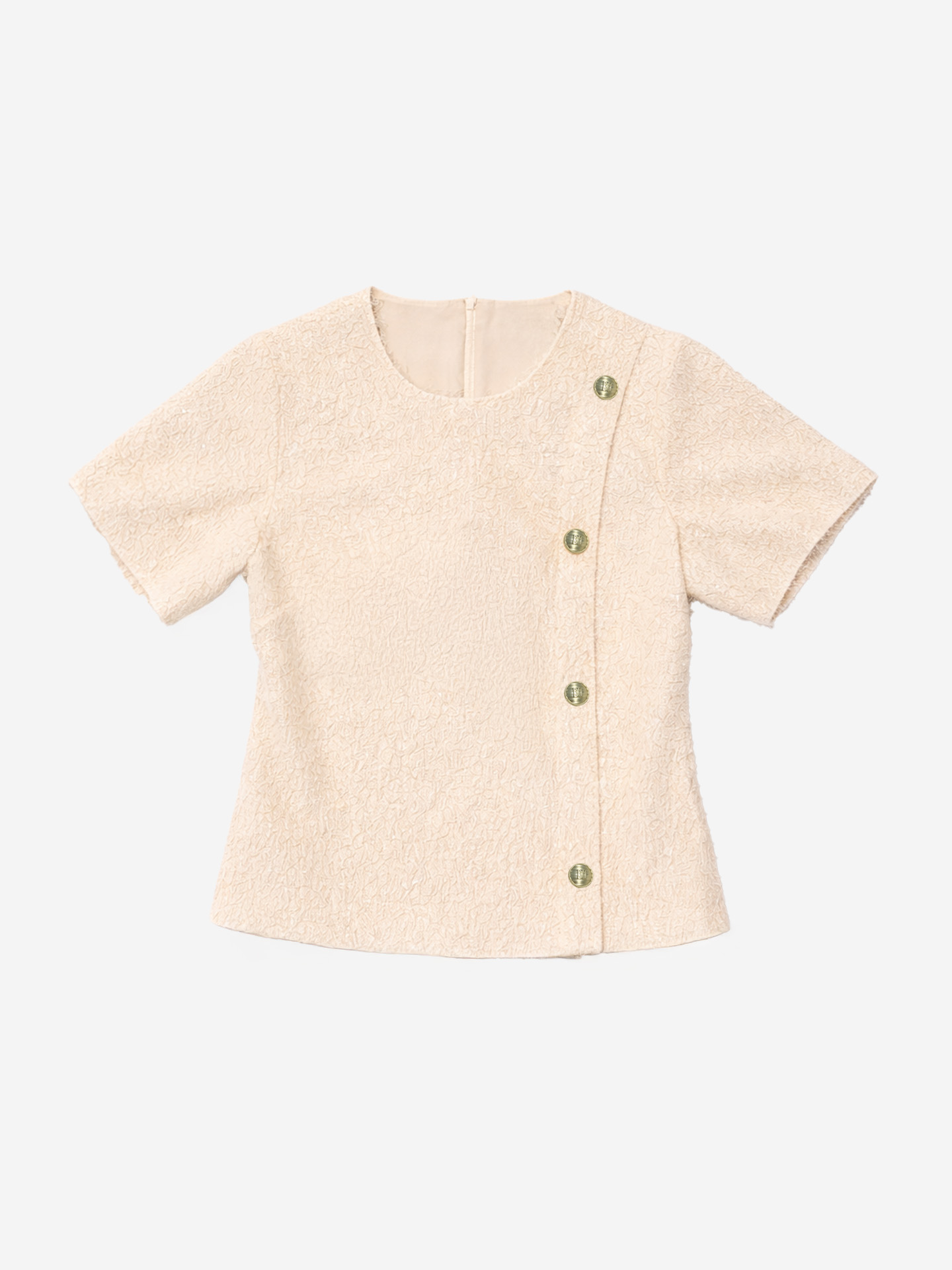 Fluffy top met glitters