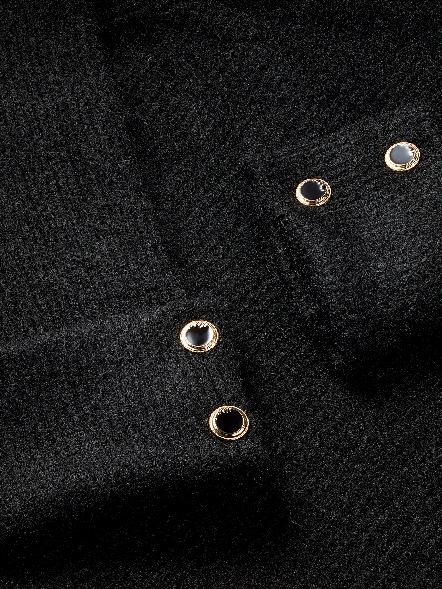 Gebreide jurk met col