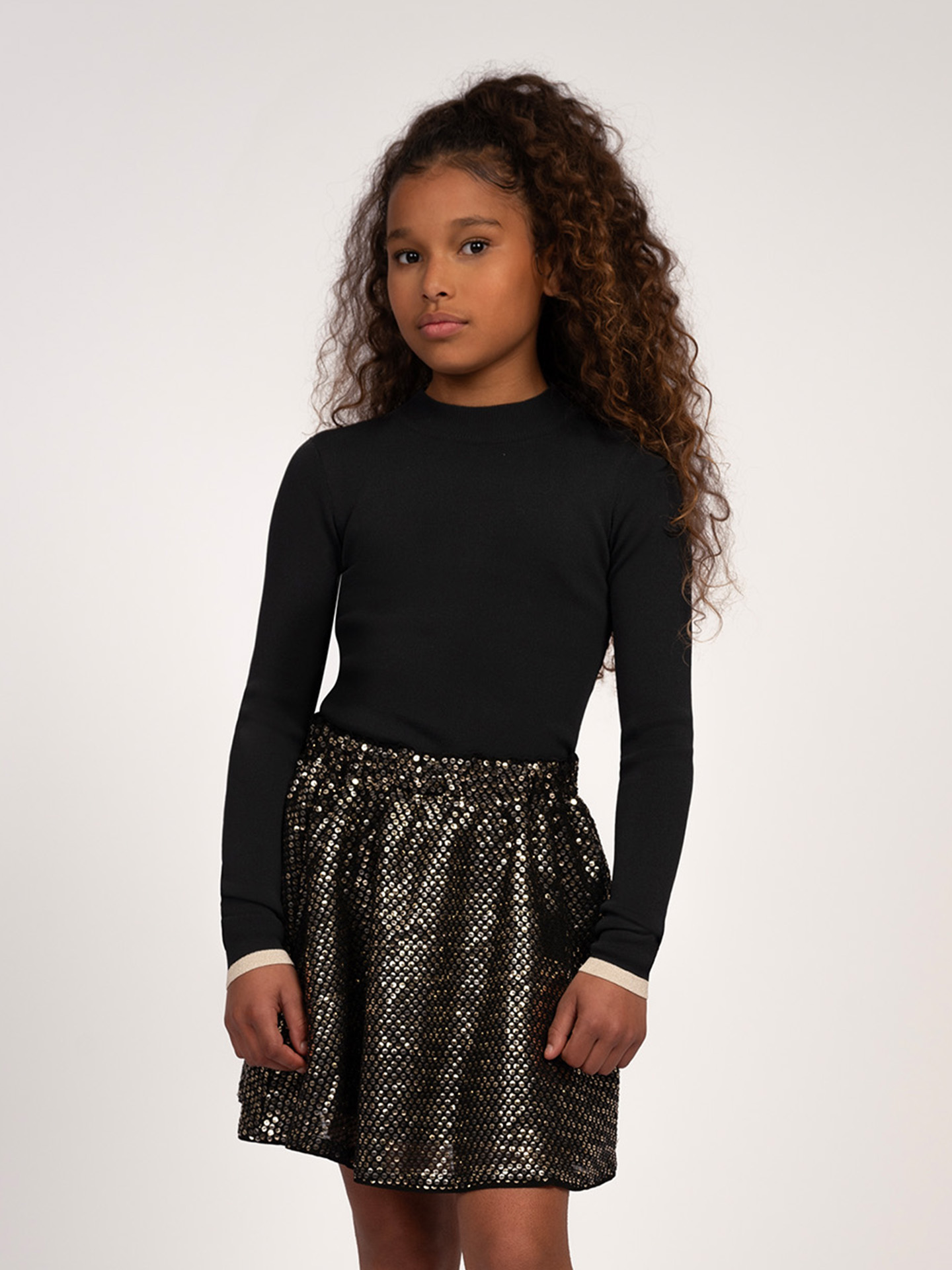 A-lijn rok met pailletten