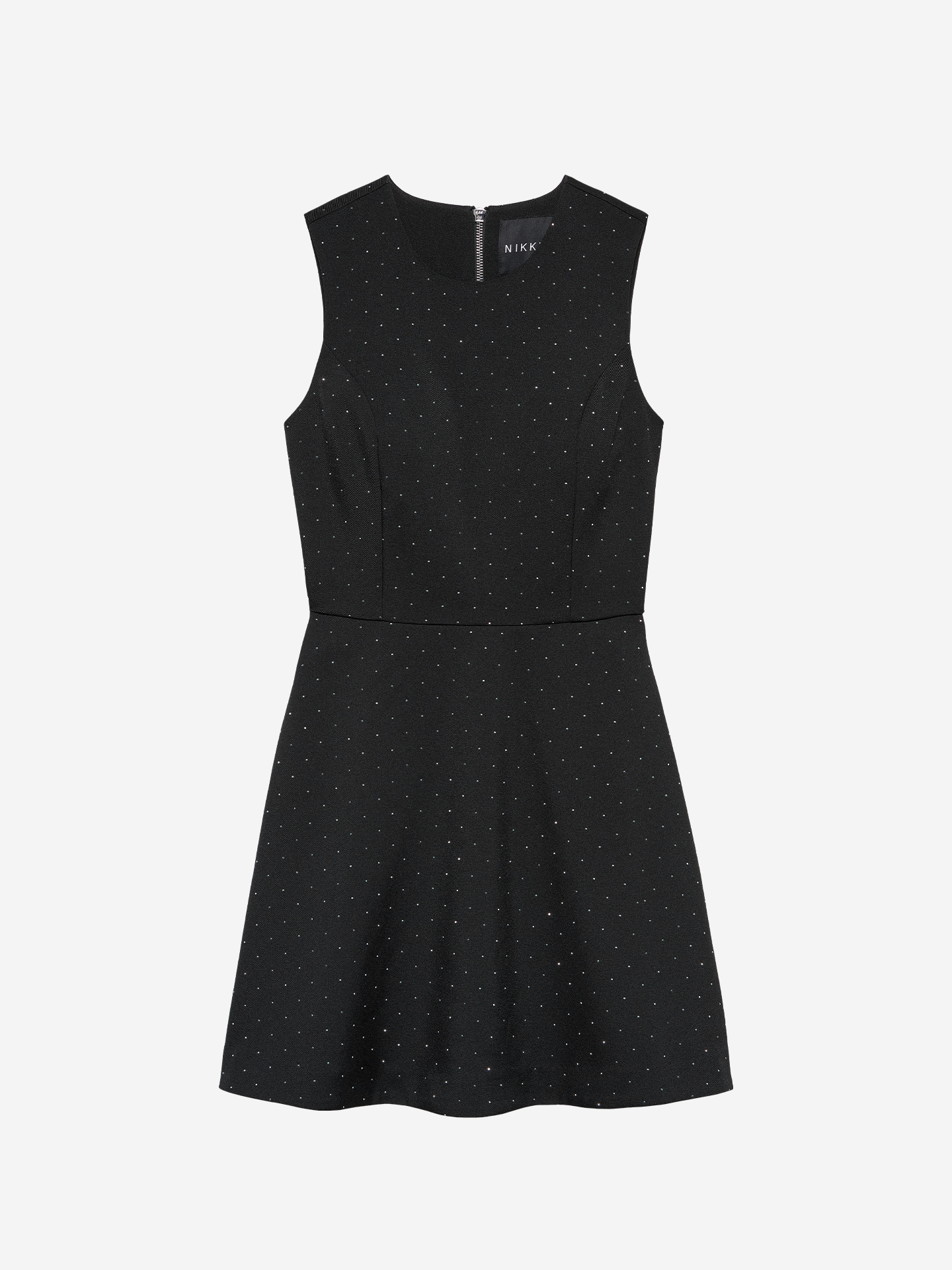 A-line dress with glitter studs