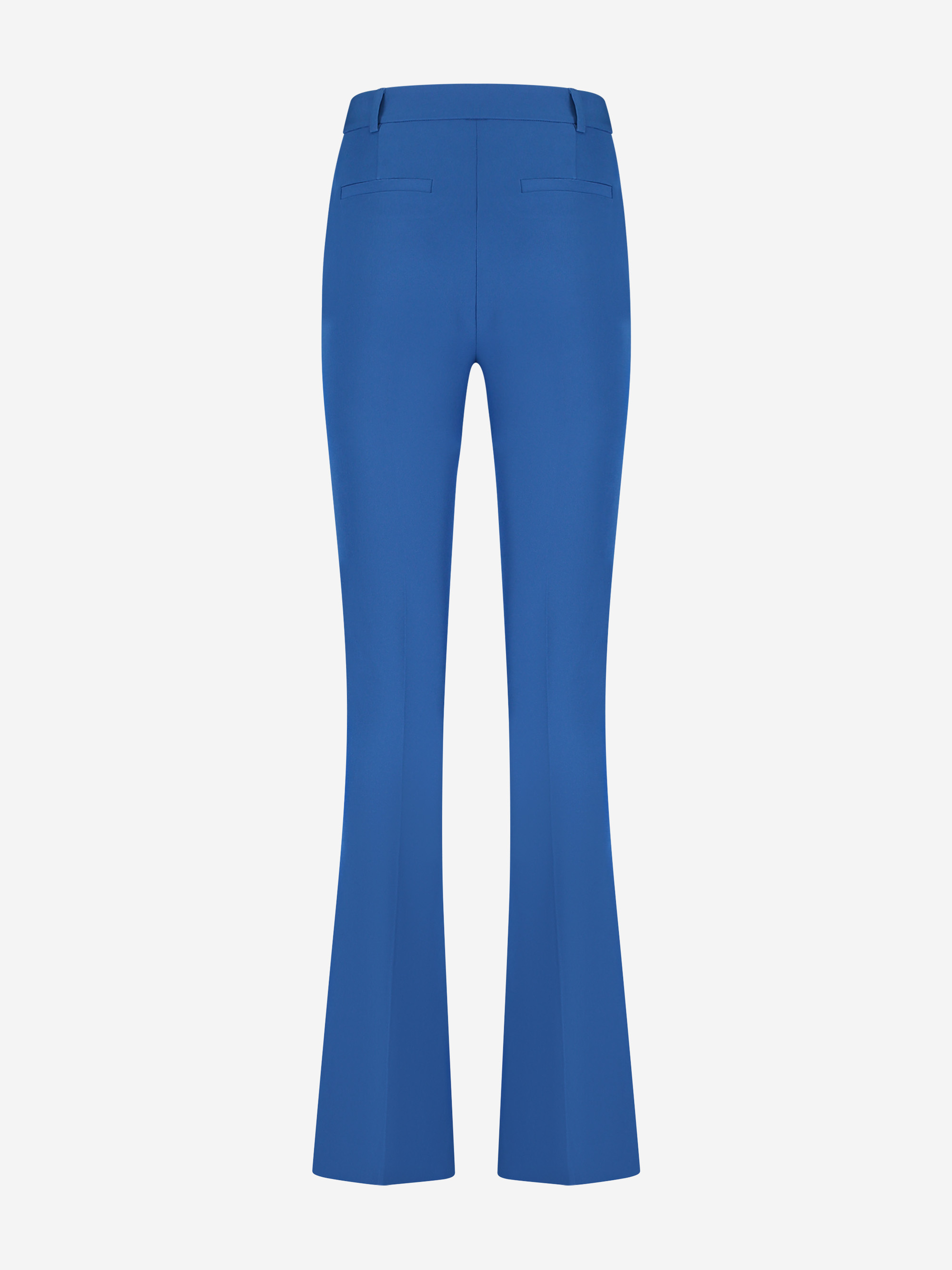Flared trousers with high waist