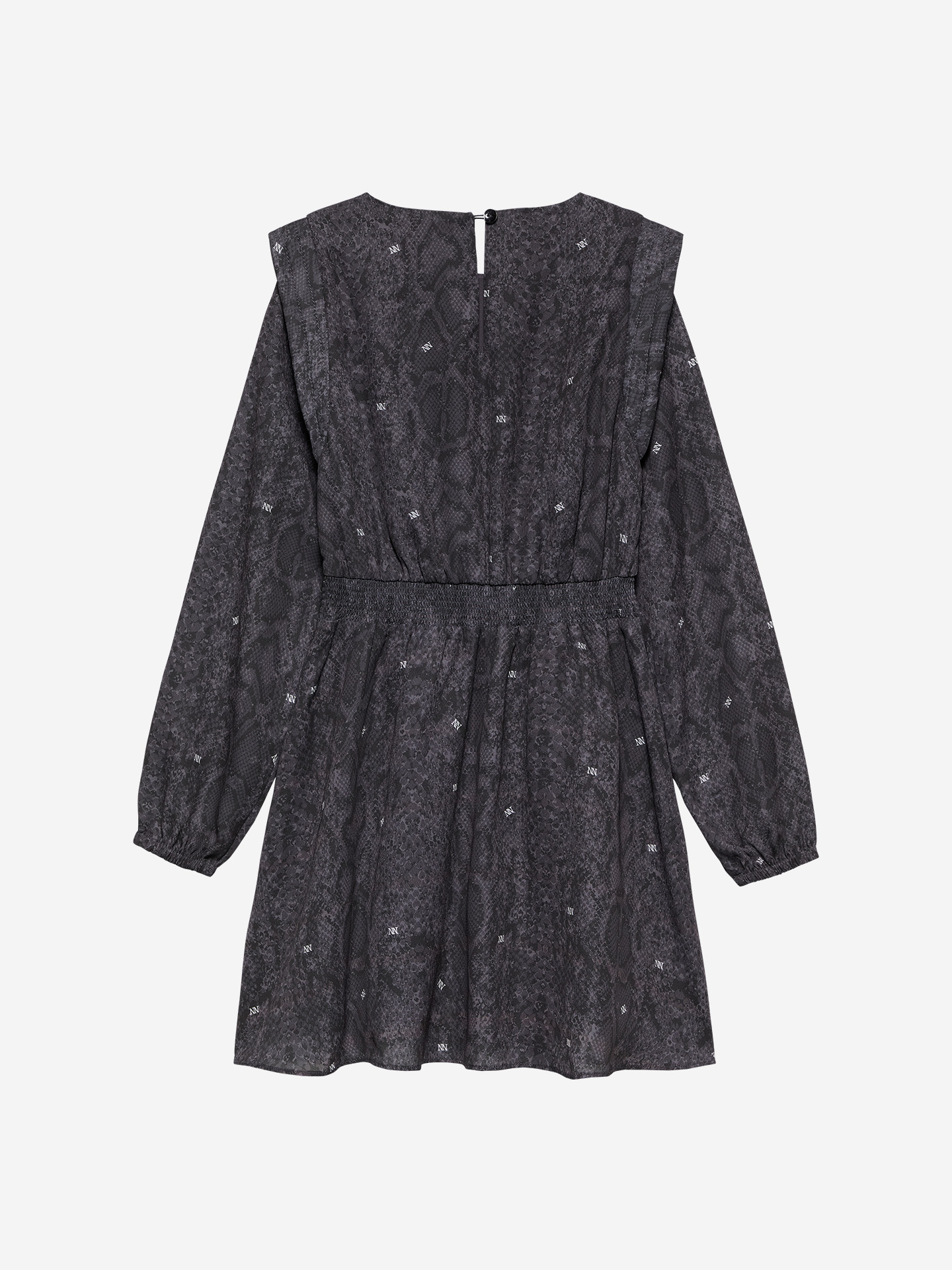 Dress with subtle leopard print