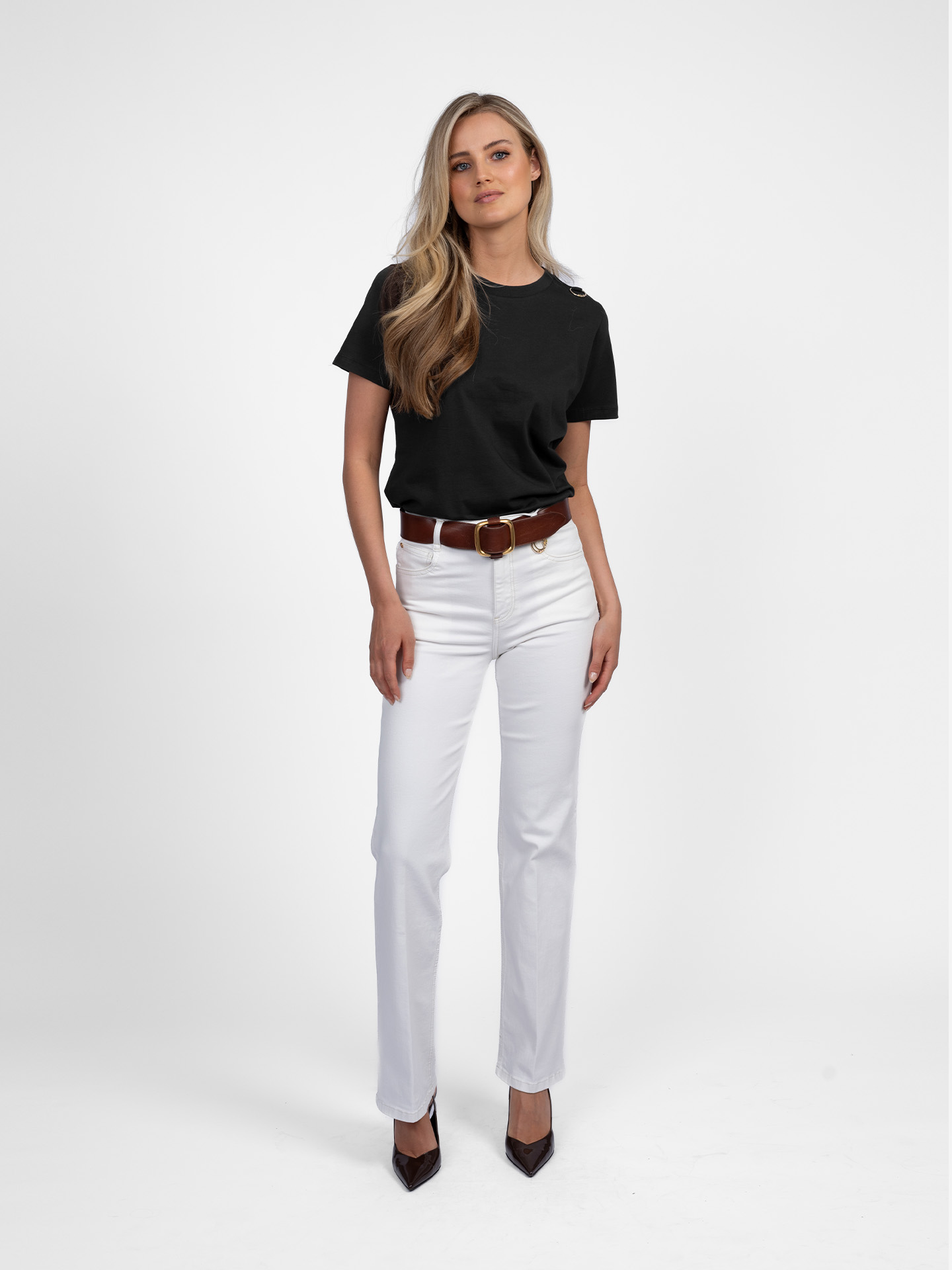 T-shirt with logo detail