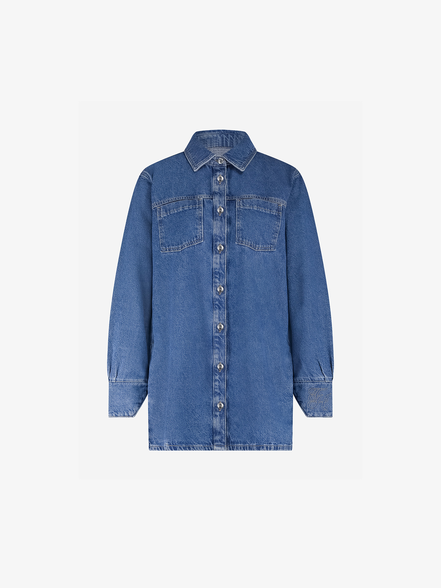Lange denim blouse