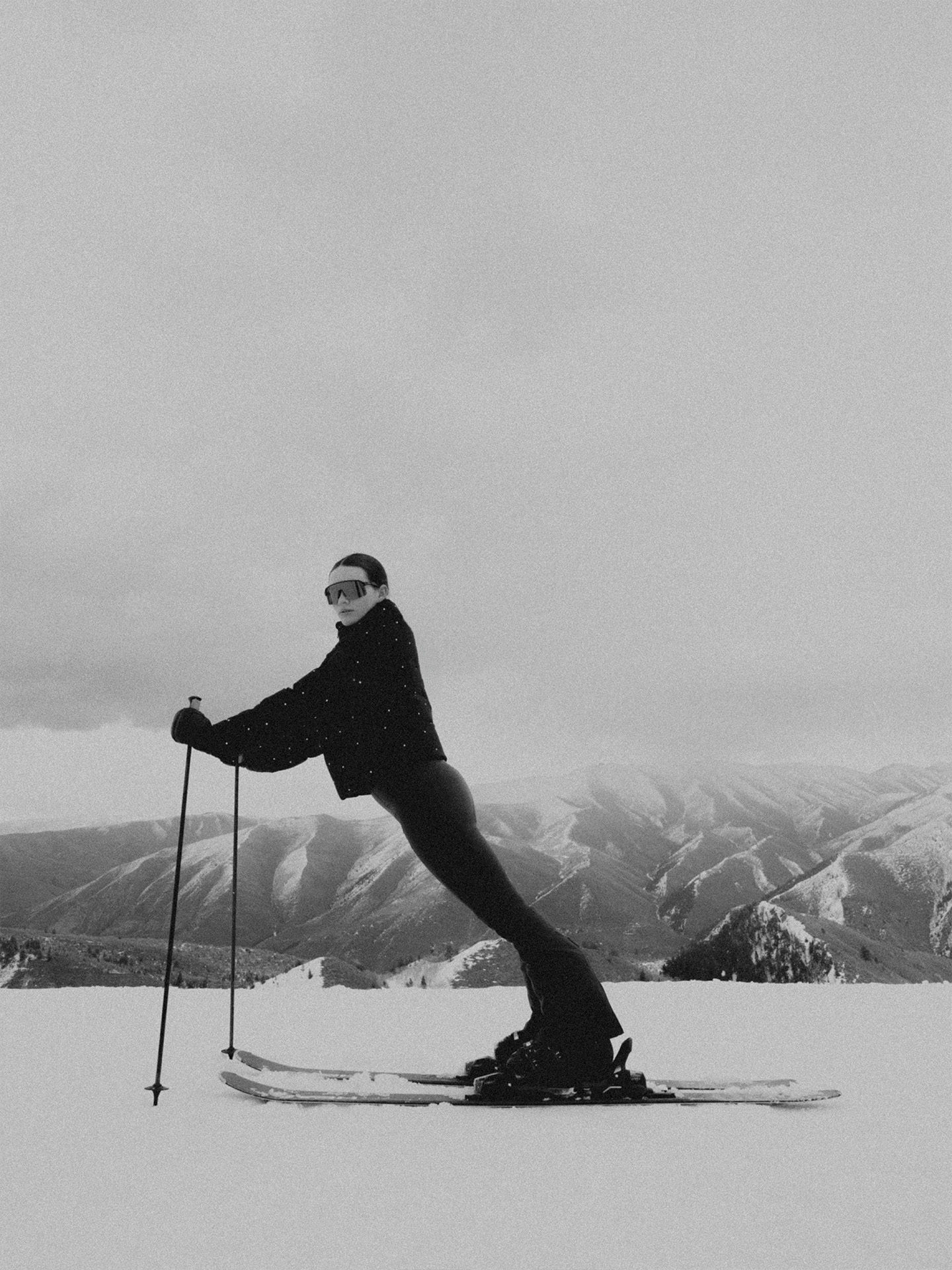 Puffer jacket with Swarovski stones