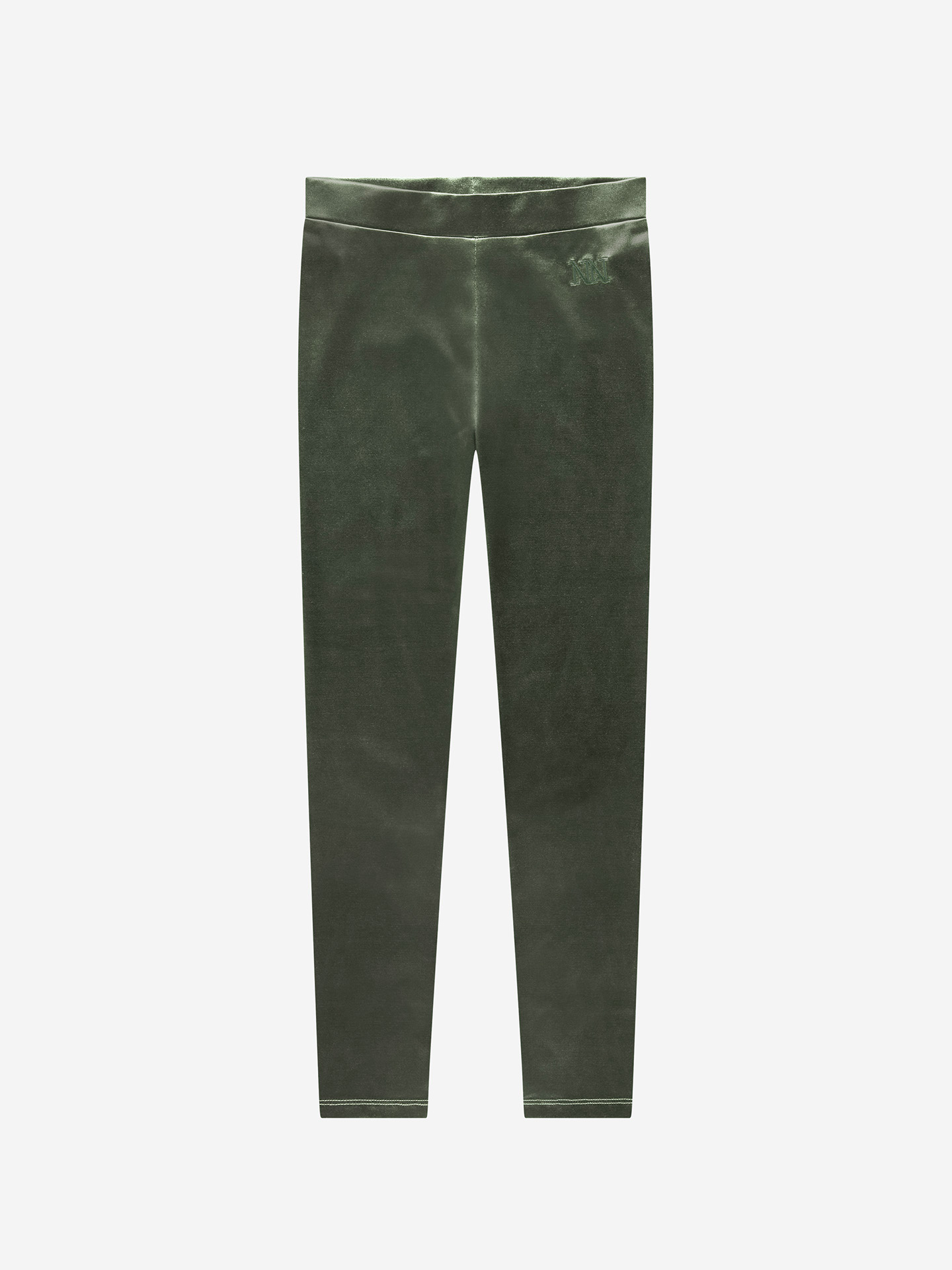 Leggings with velvet look