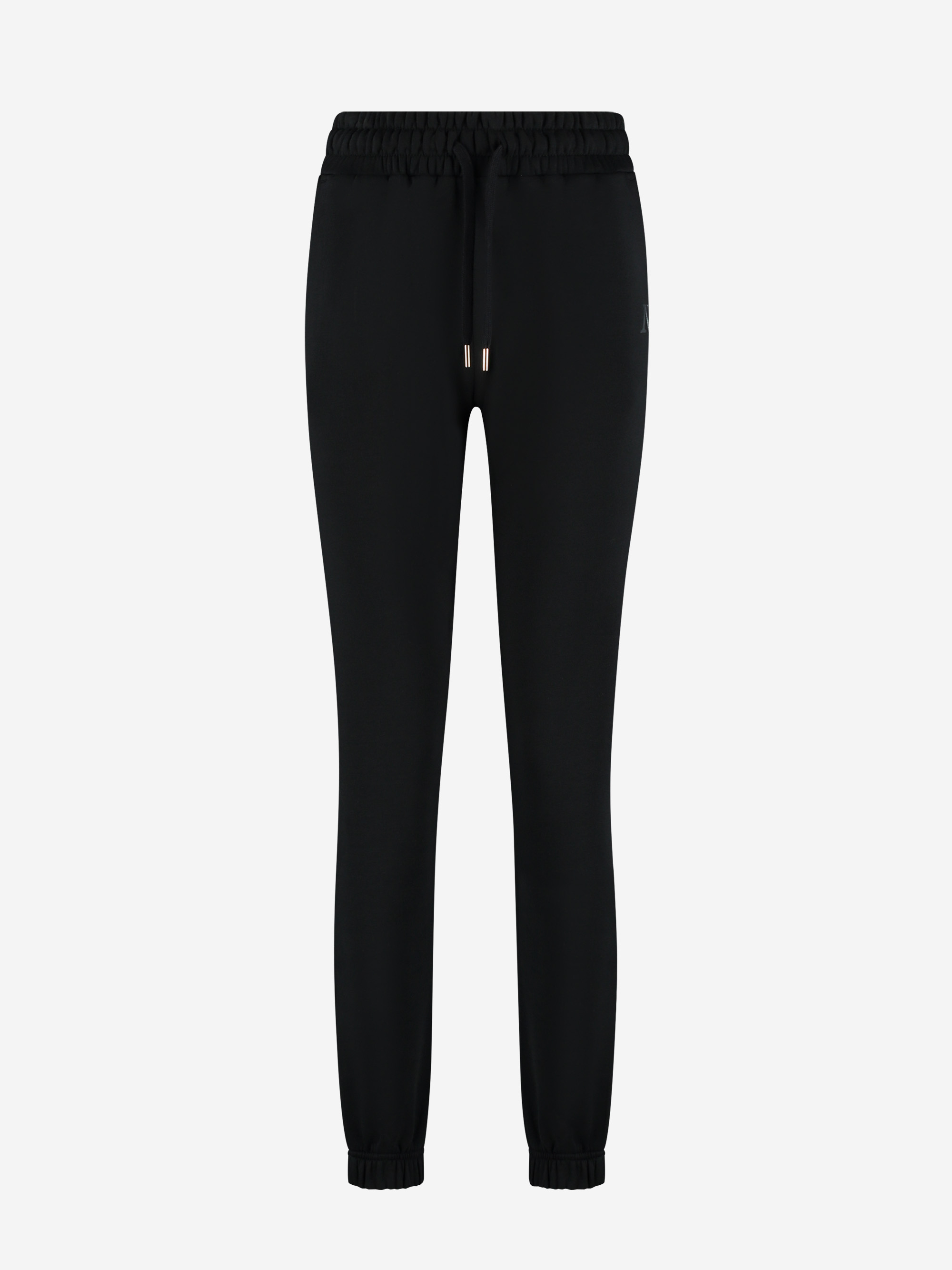 High waist sweatpants with elastic waistband