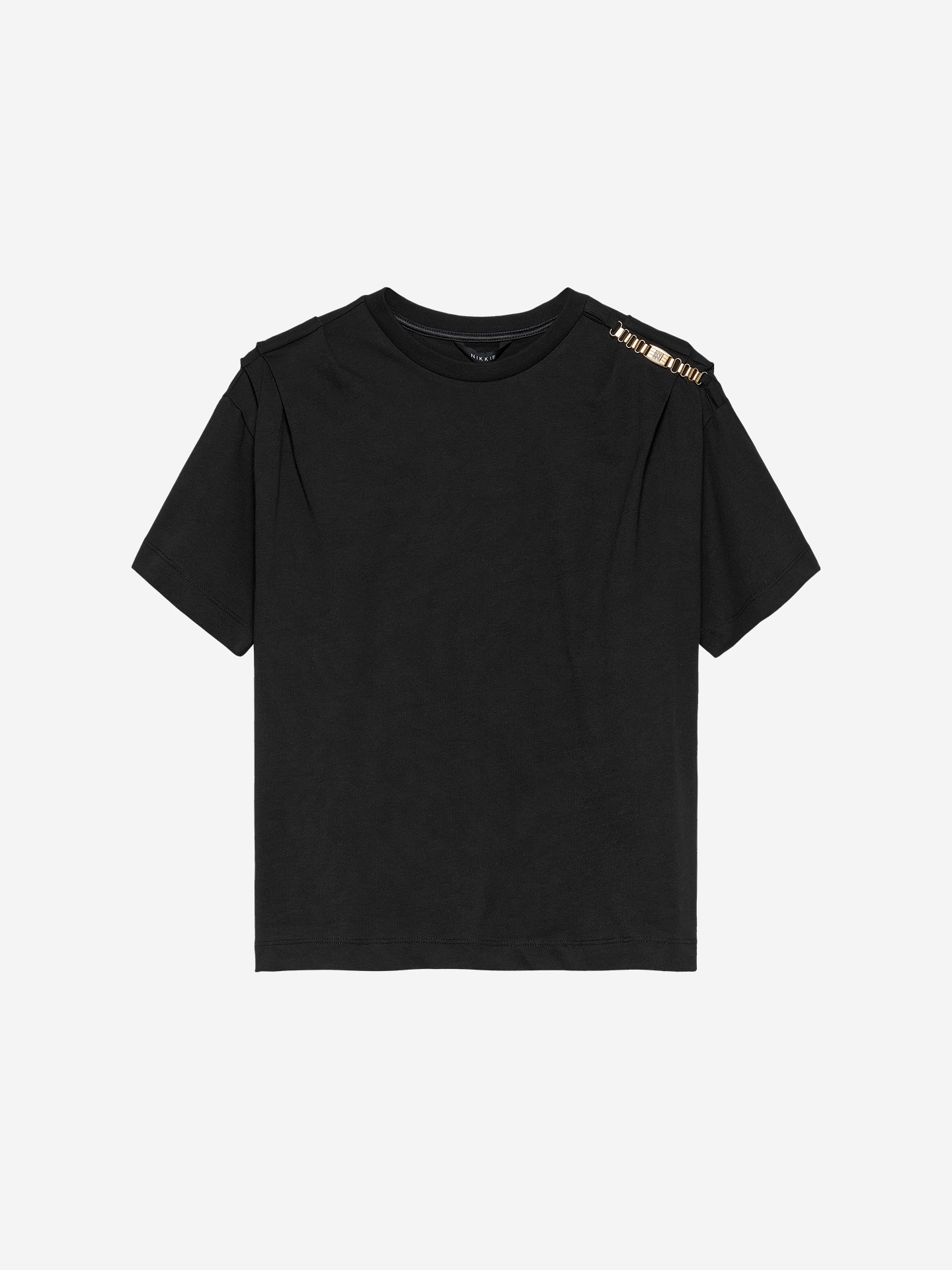 T-shirt with chain detail