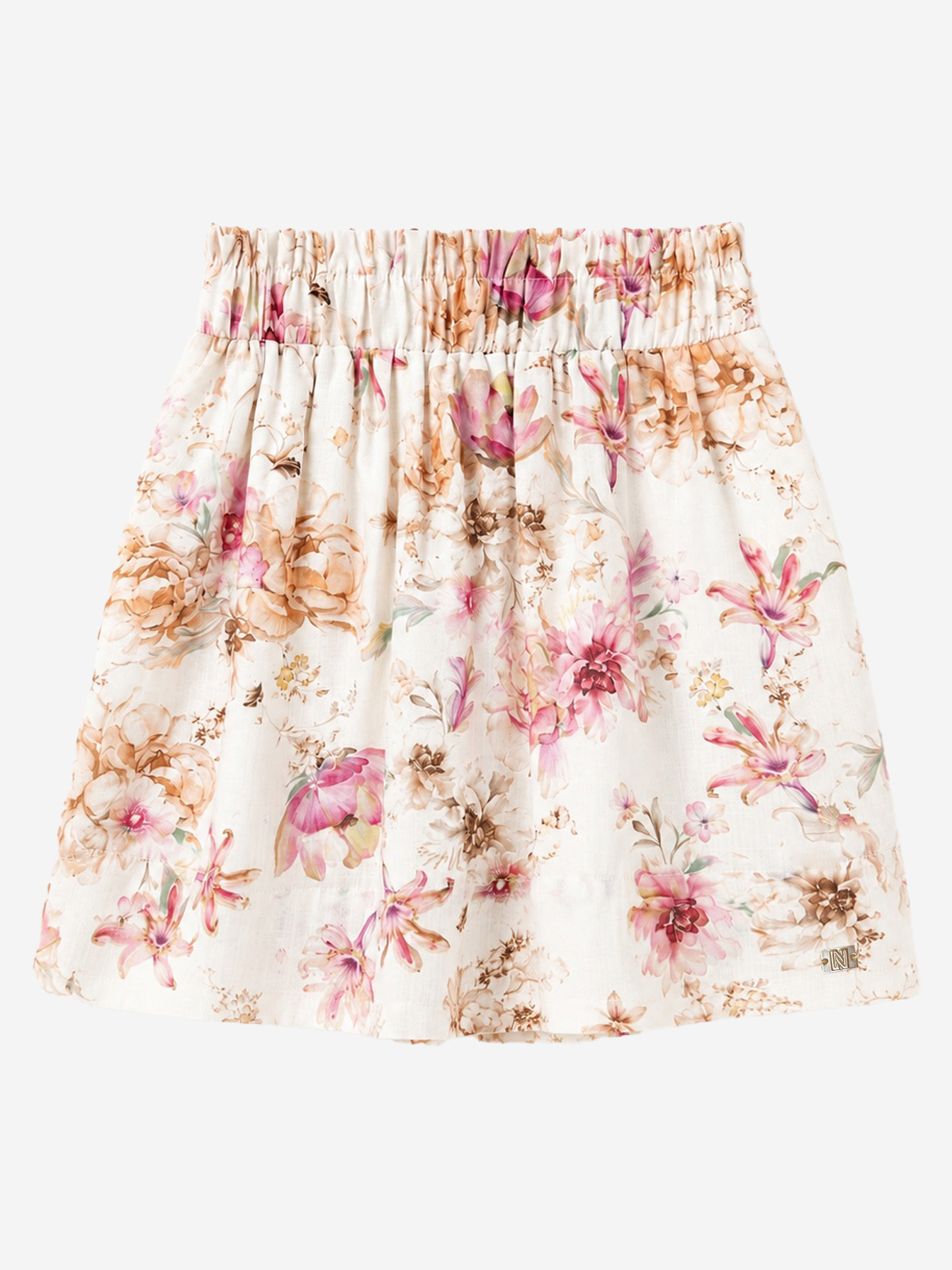 Skirt with floral print