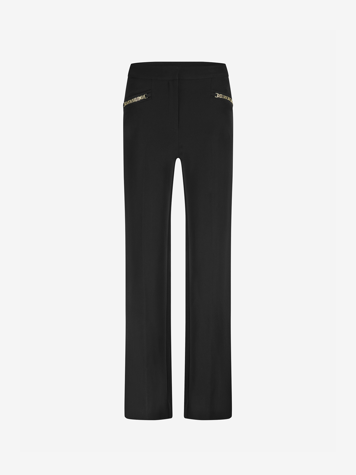 Trousers with chain details