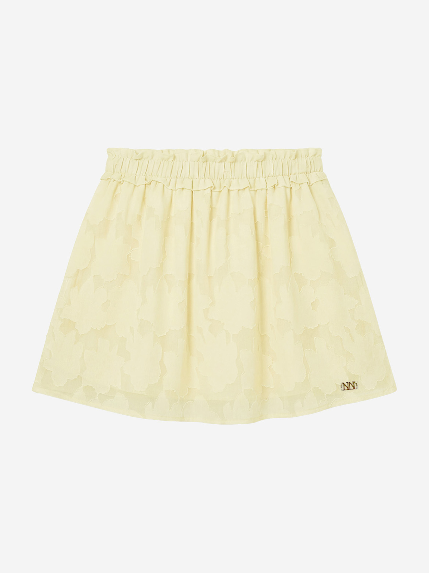 A-line skirt with floral print
