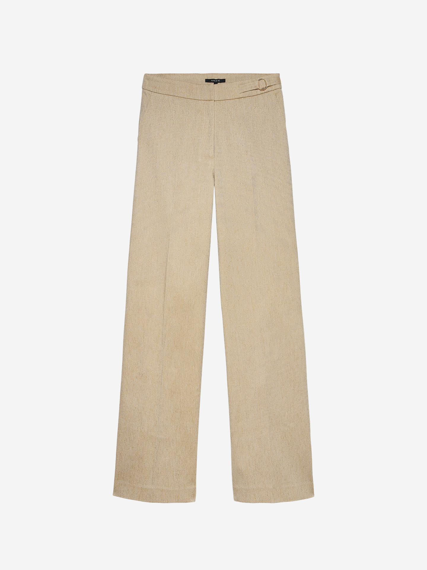 Pants with glitter thread