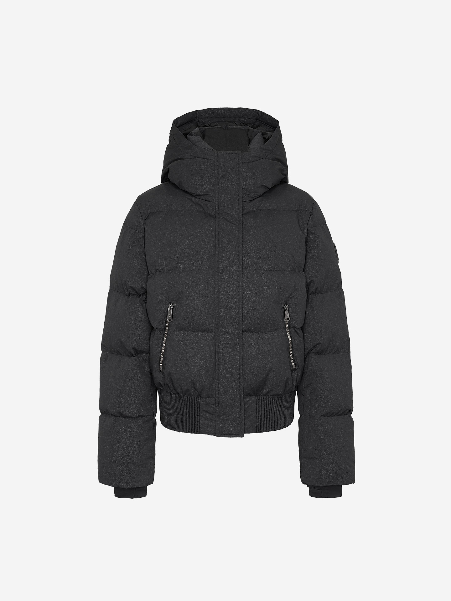 Ski jacket with glitter