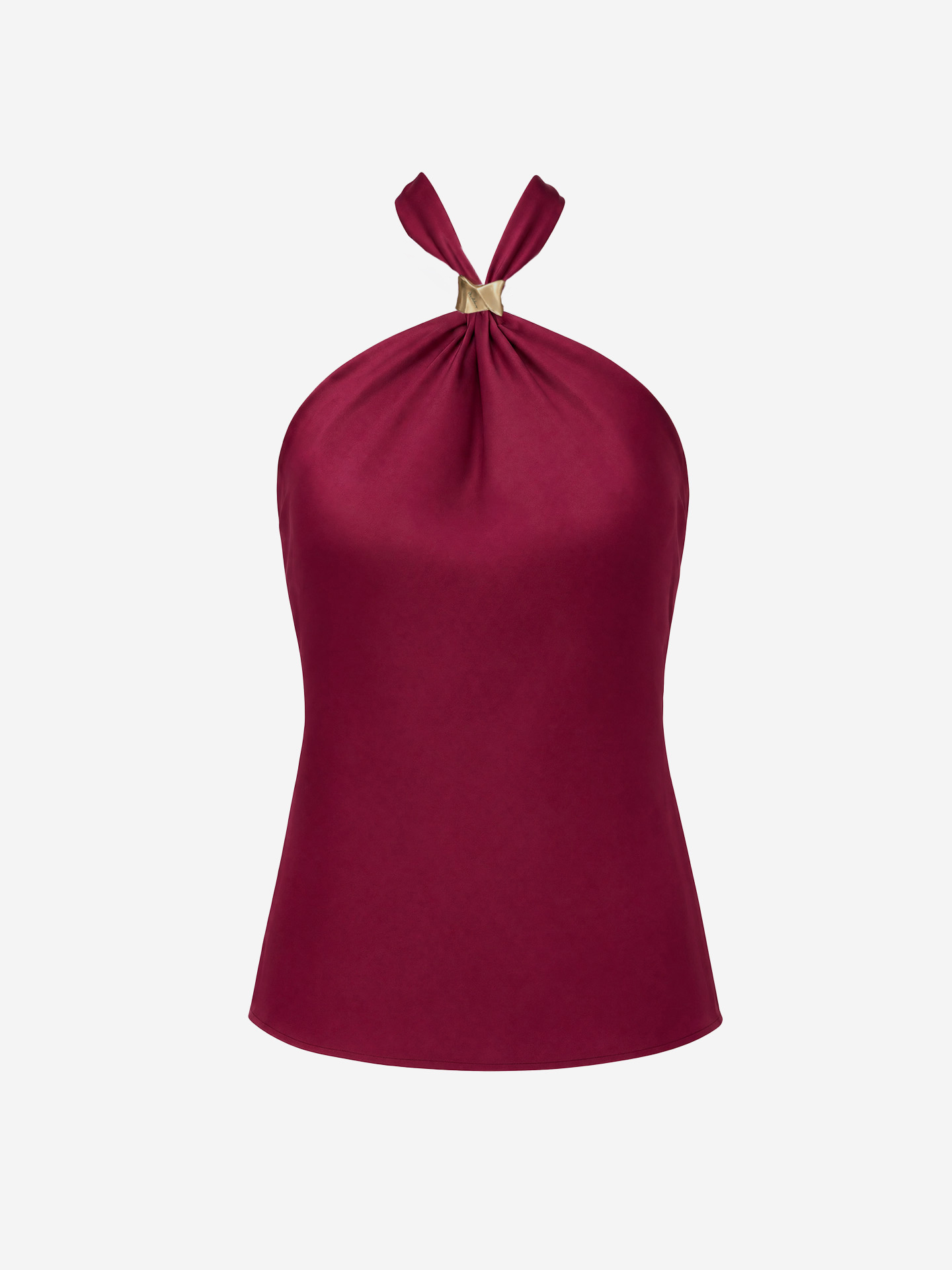 Satin halter top