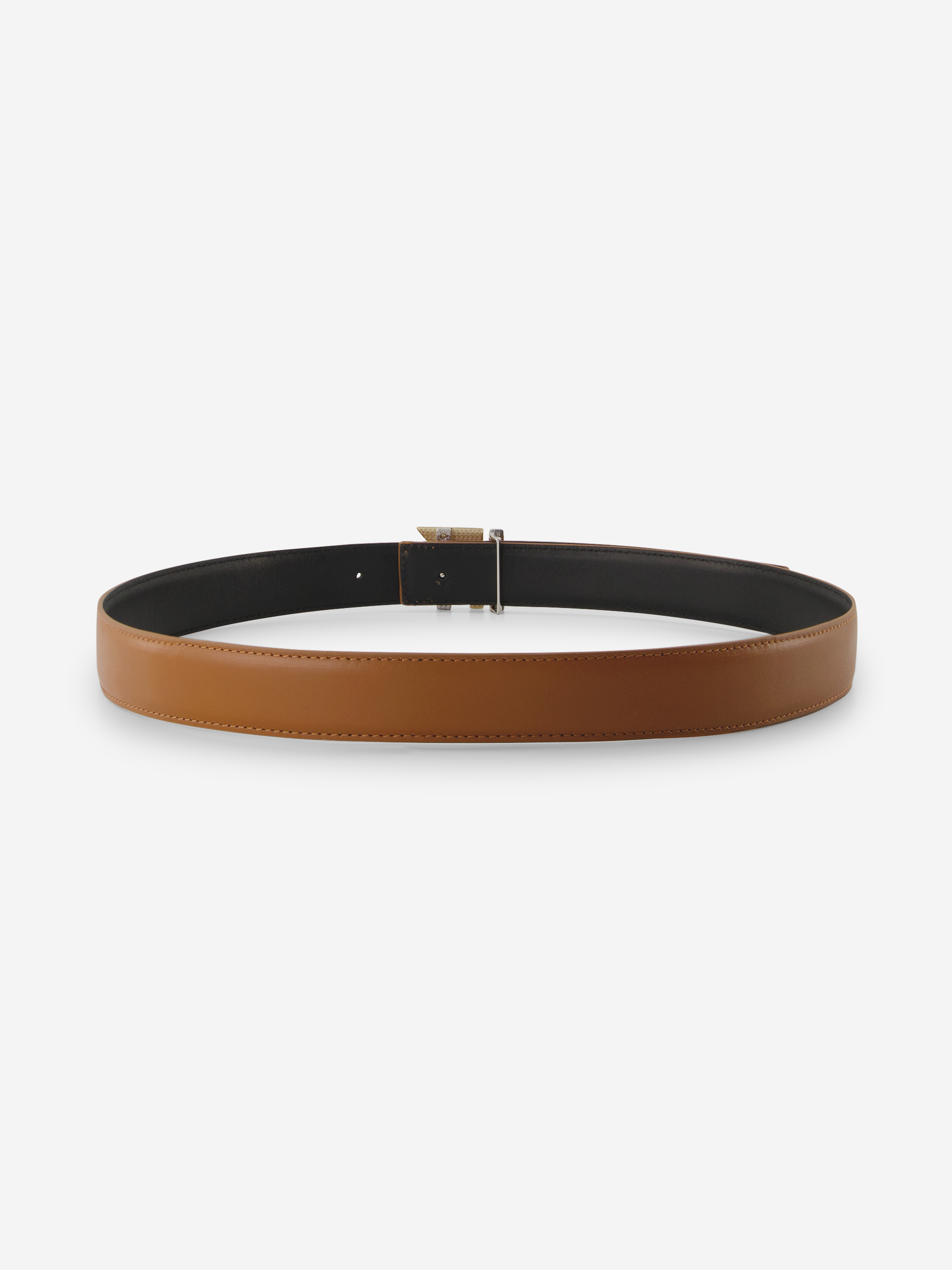 Leren riem met FIFTH HOUSE gesp