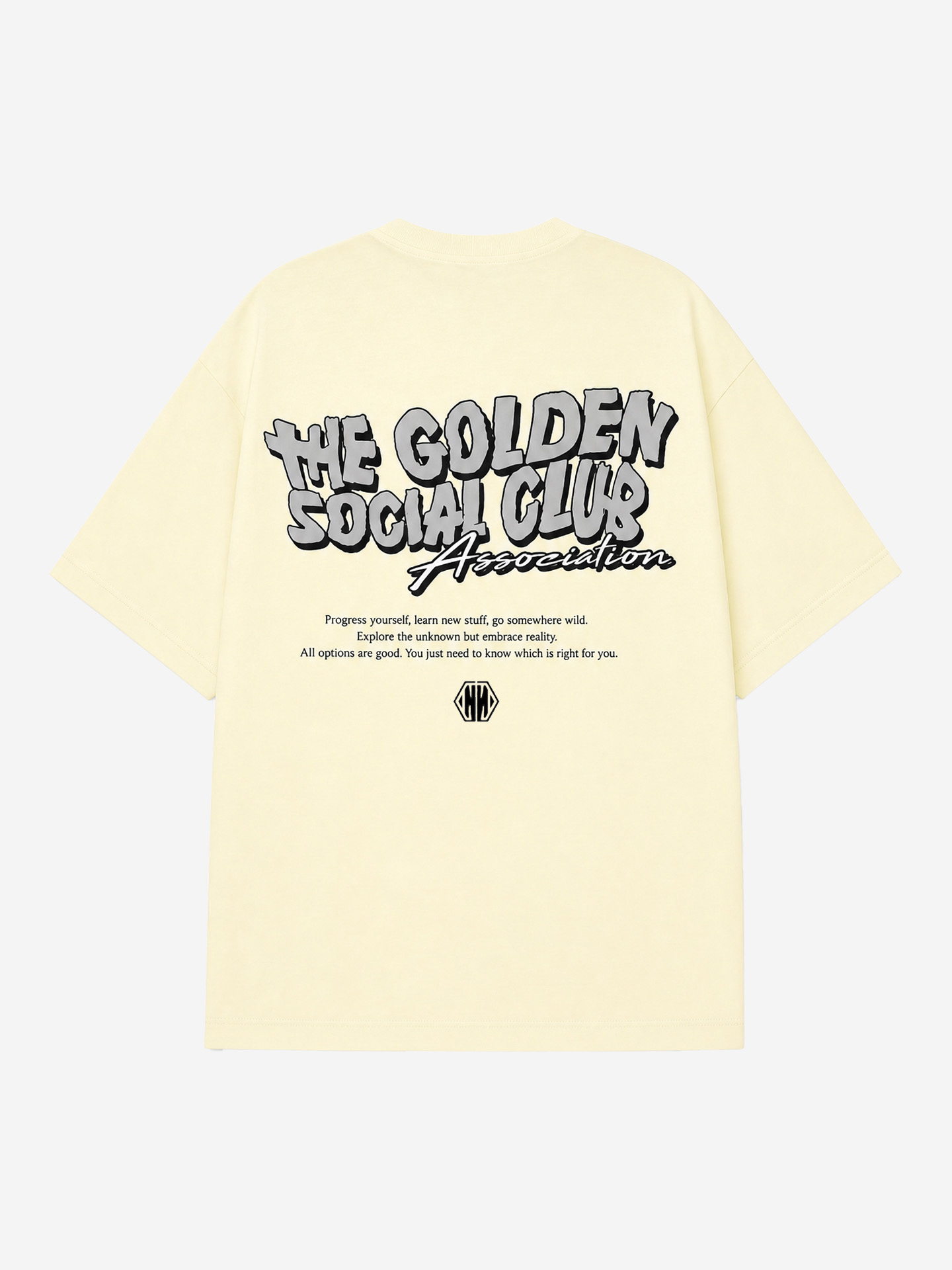Golden Oversized T-Shirt