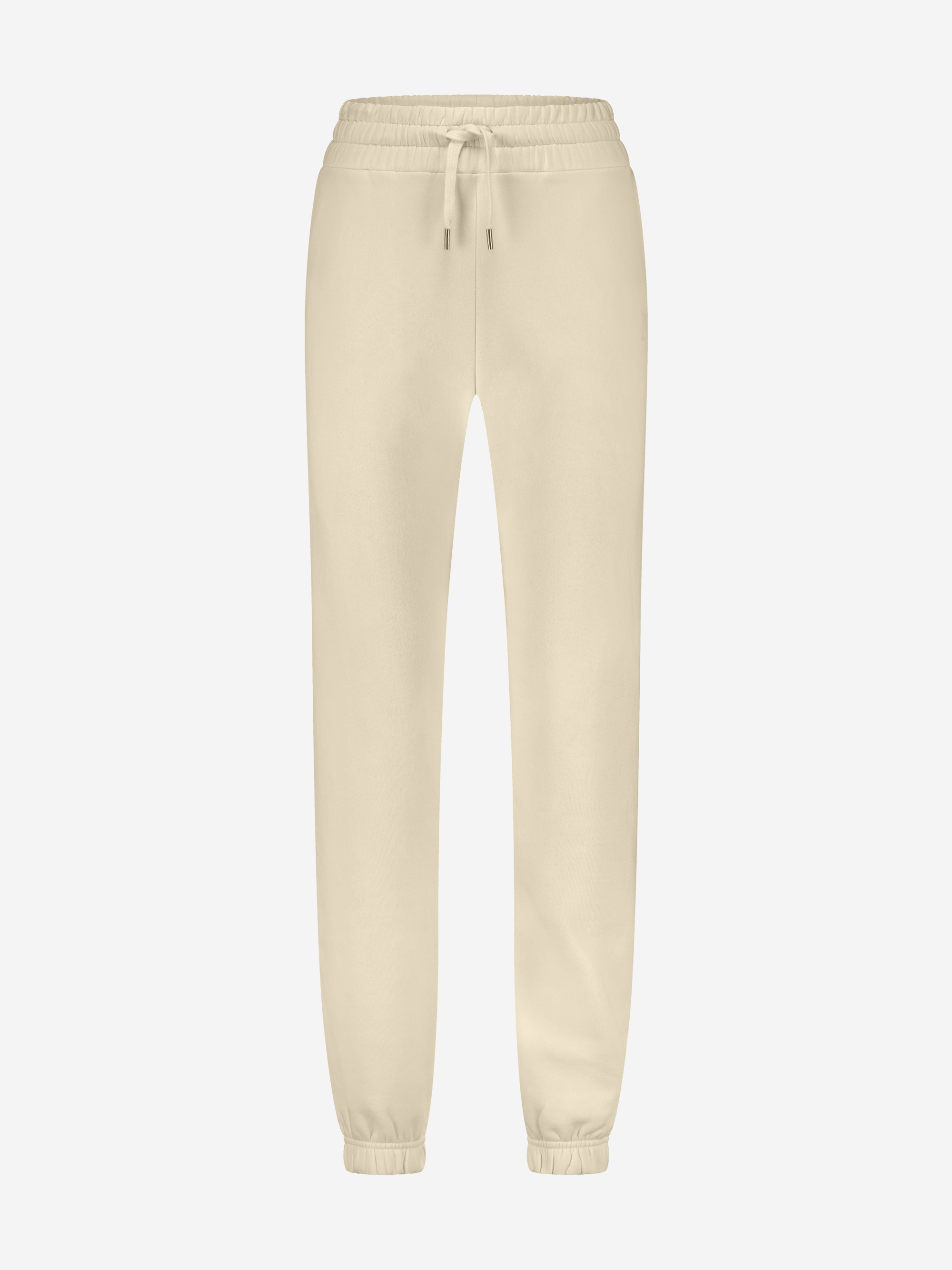 High waist jogging pants with elastic waistband