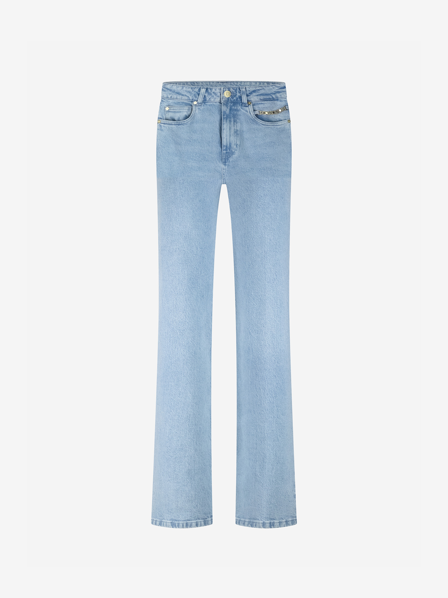 Jeans with chain detail