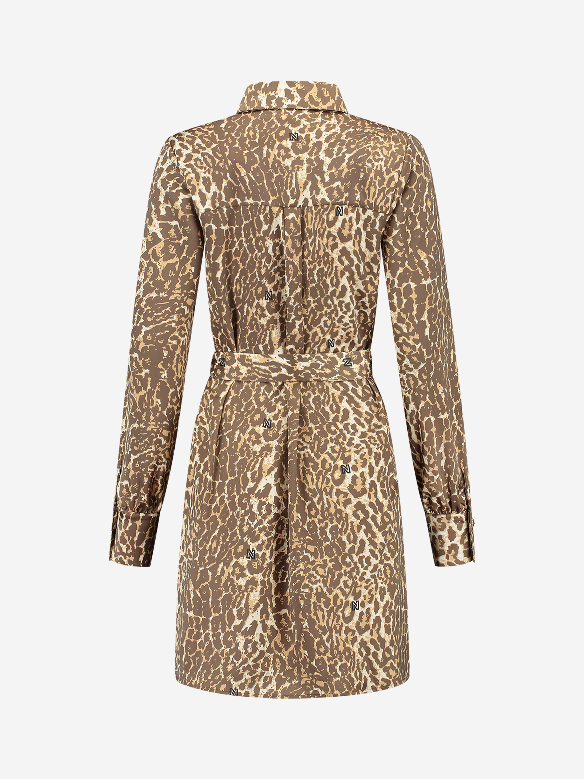 Dress with panther print