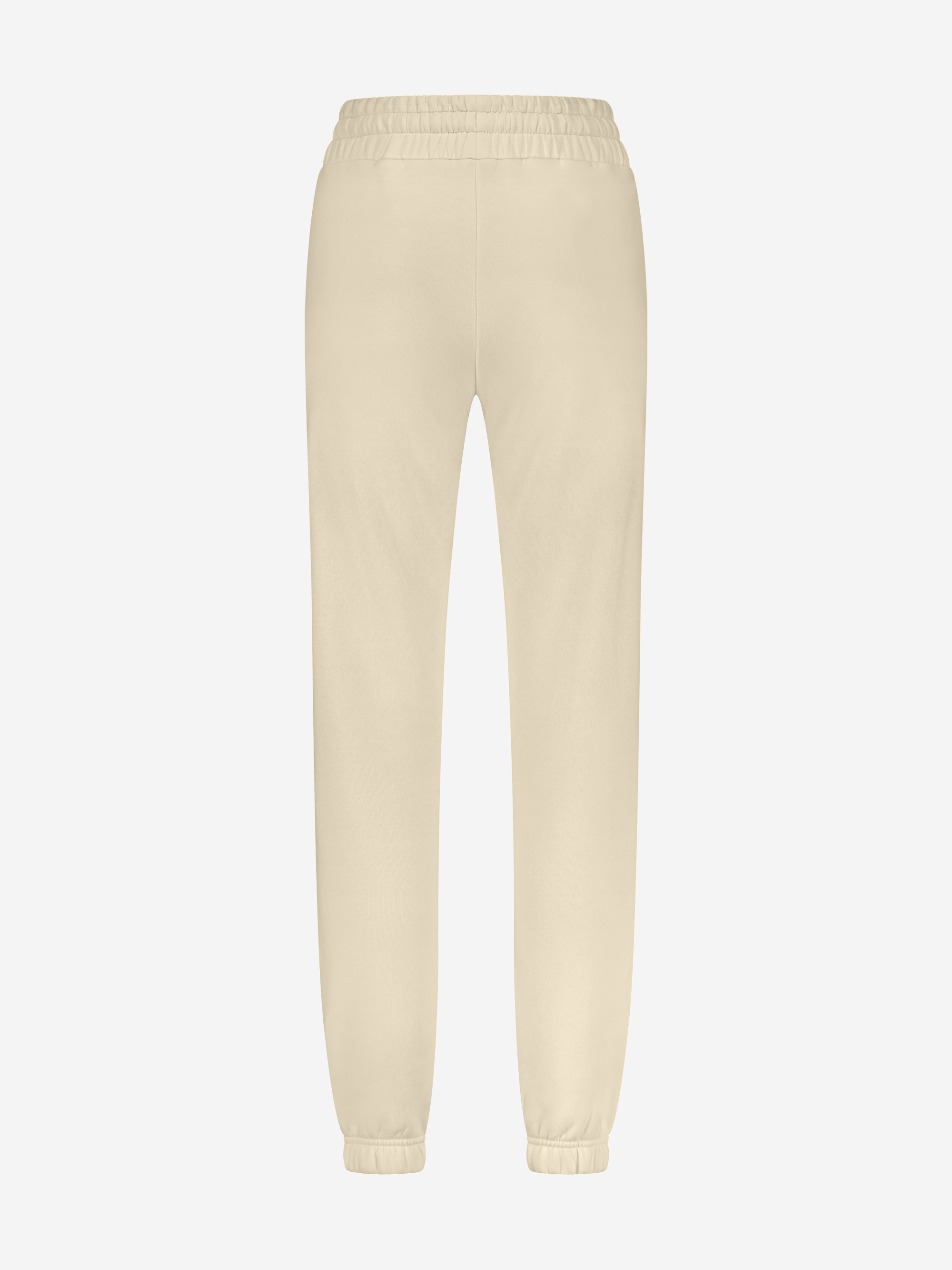 High waist jogging pants with elastic waistband