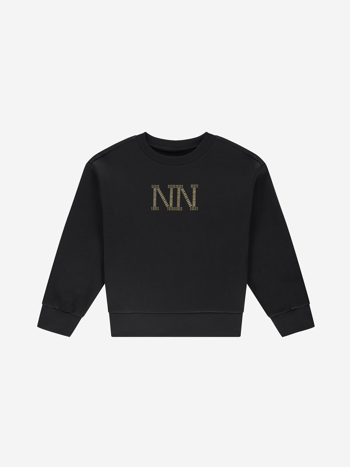 Sweater with studded logo