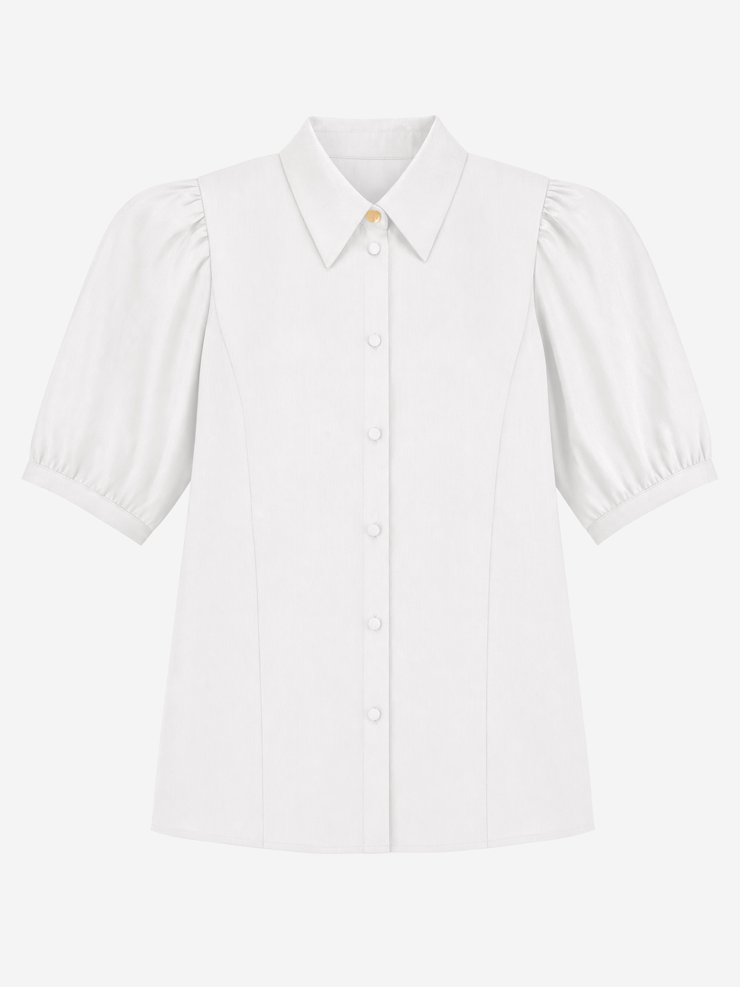 Blouse with a subtle sheen