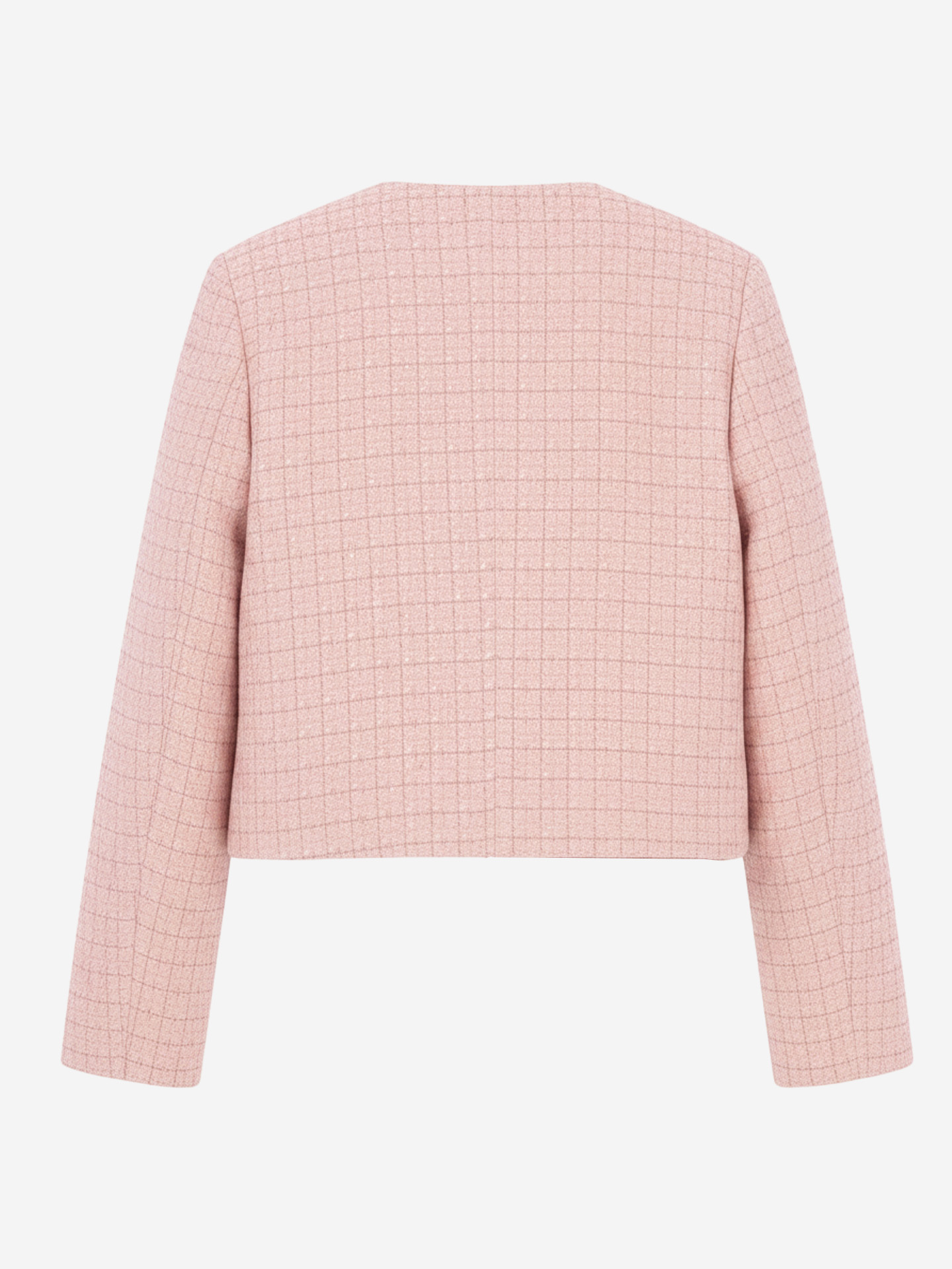 Tweed blazer met doorgeweven glitterdraad
