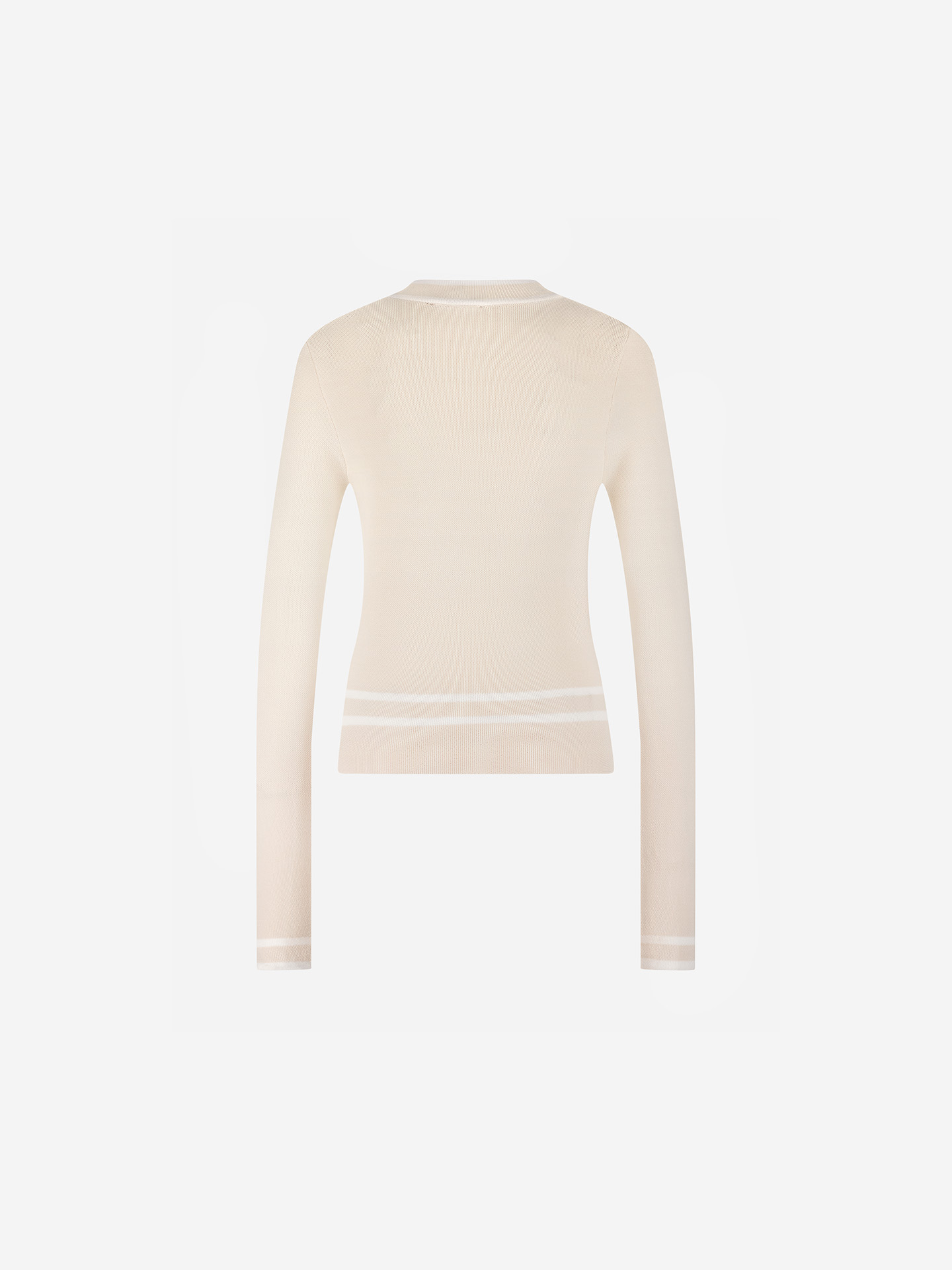 Fitted top with chain detail