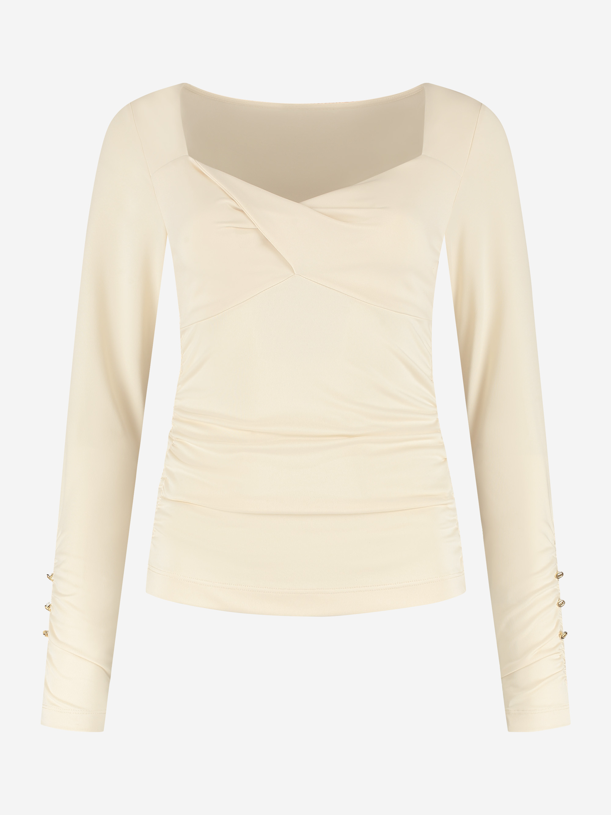 Top with twisted front