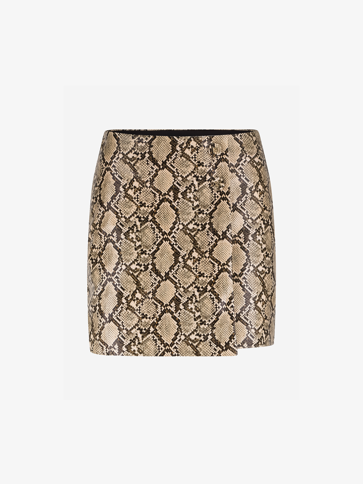 Snake print skirt