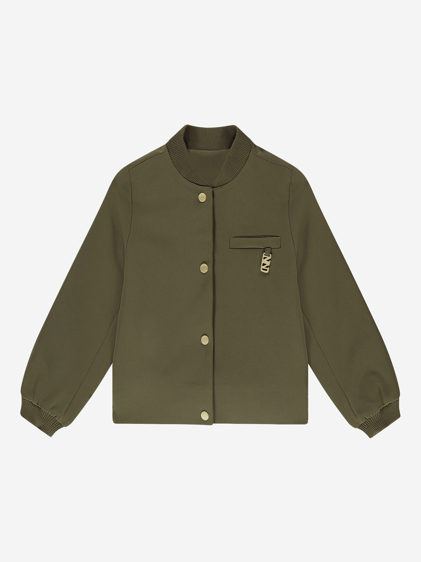Bomber jack met logo detail