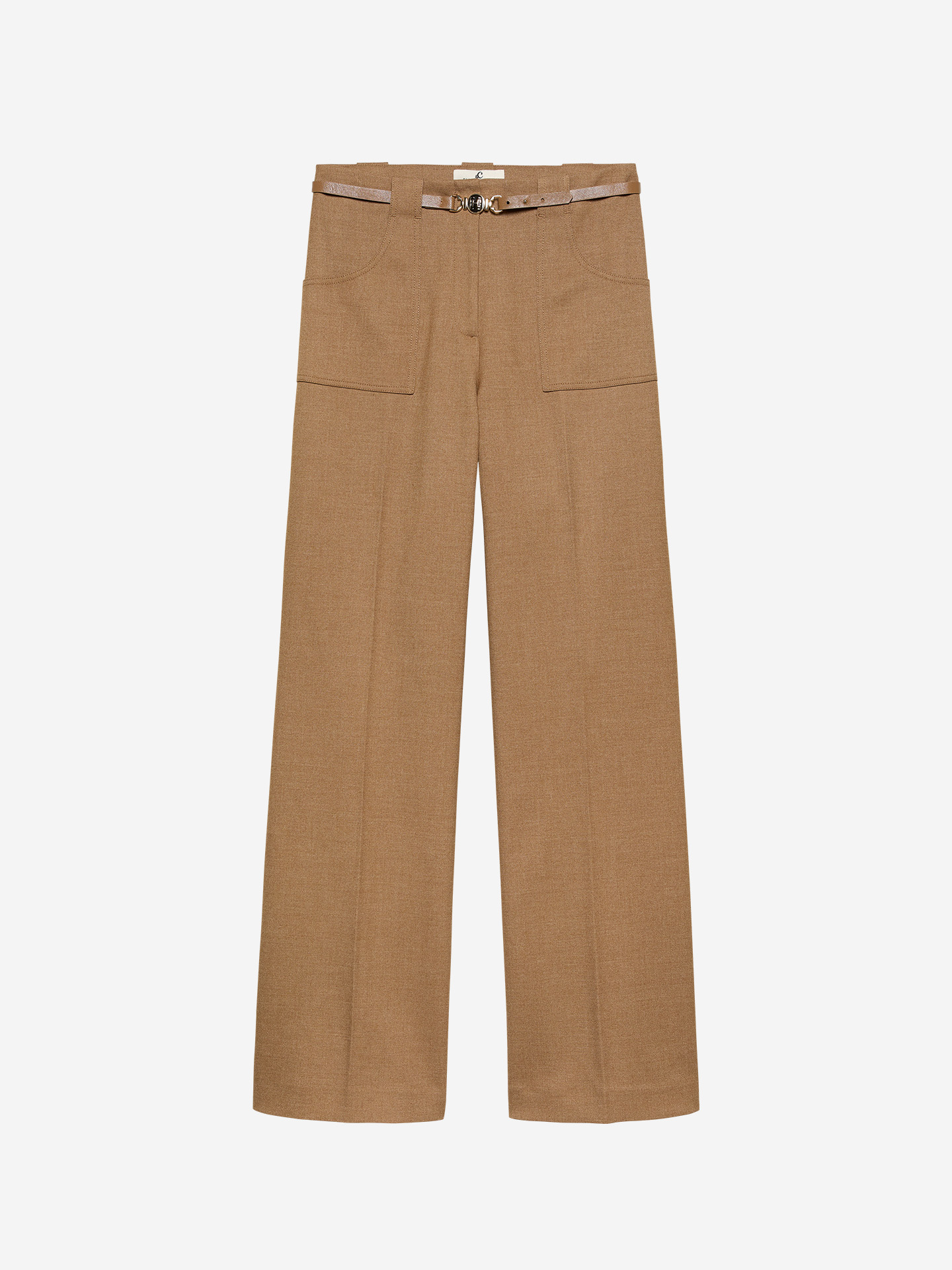 Classic pants with belt