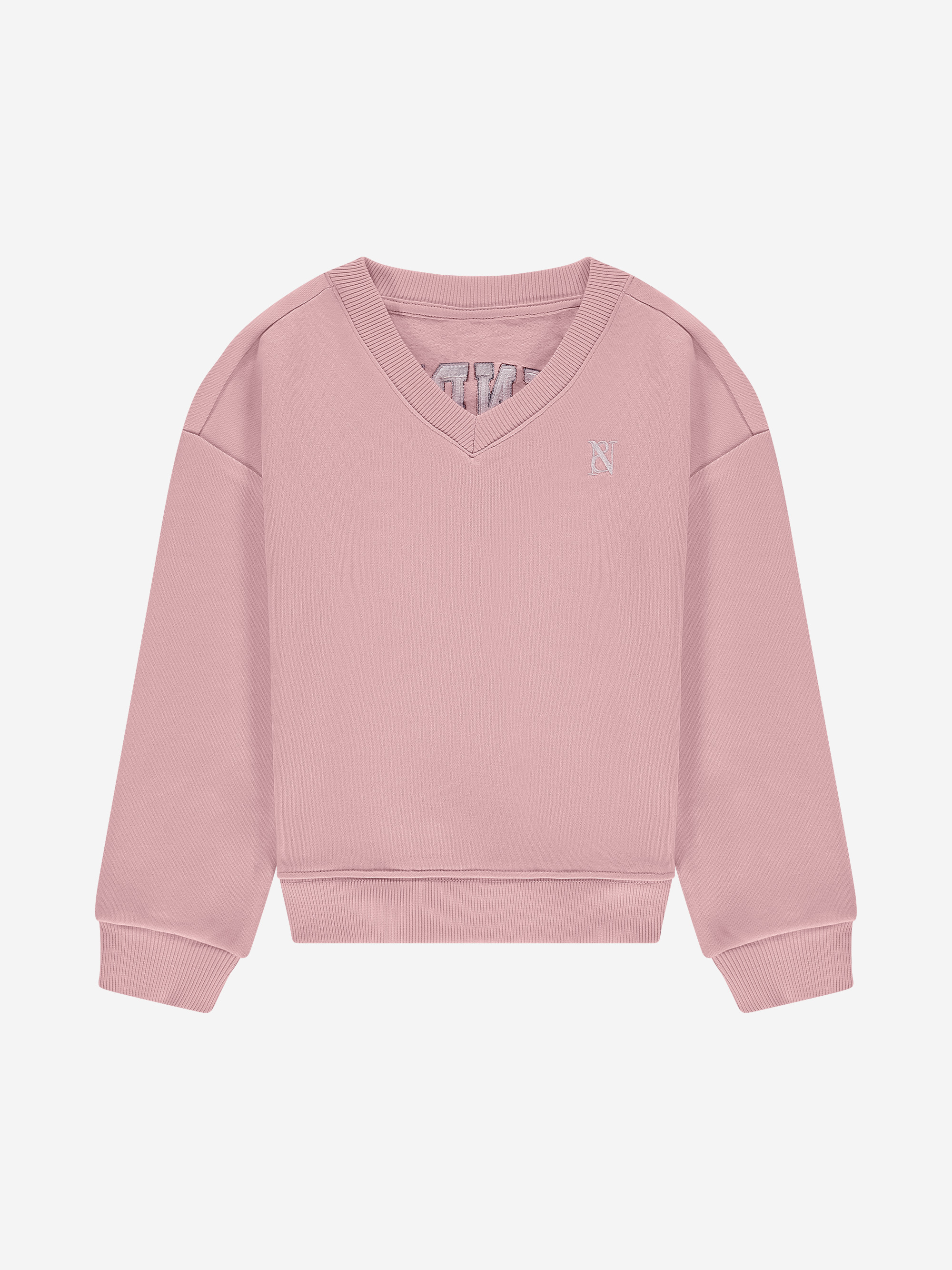 Sweater with V-neck and N&N logo