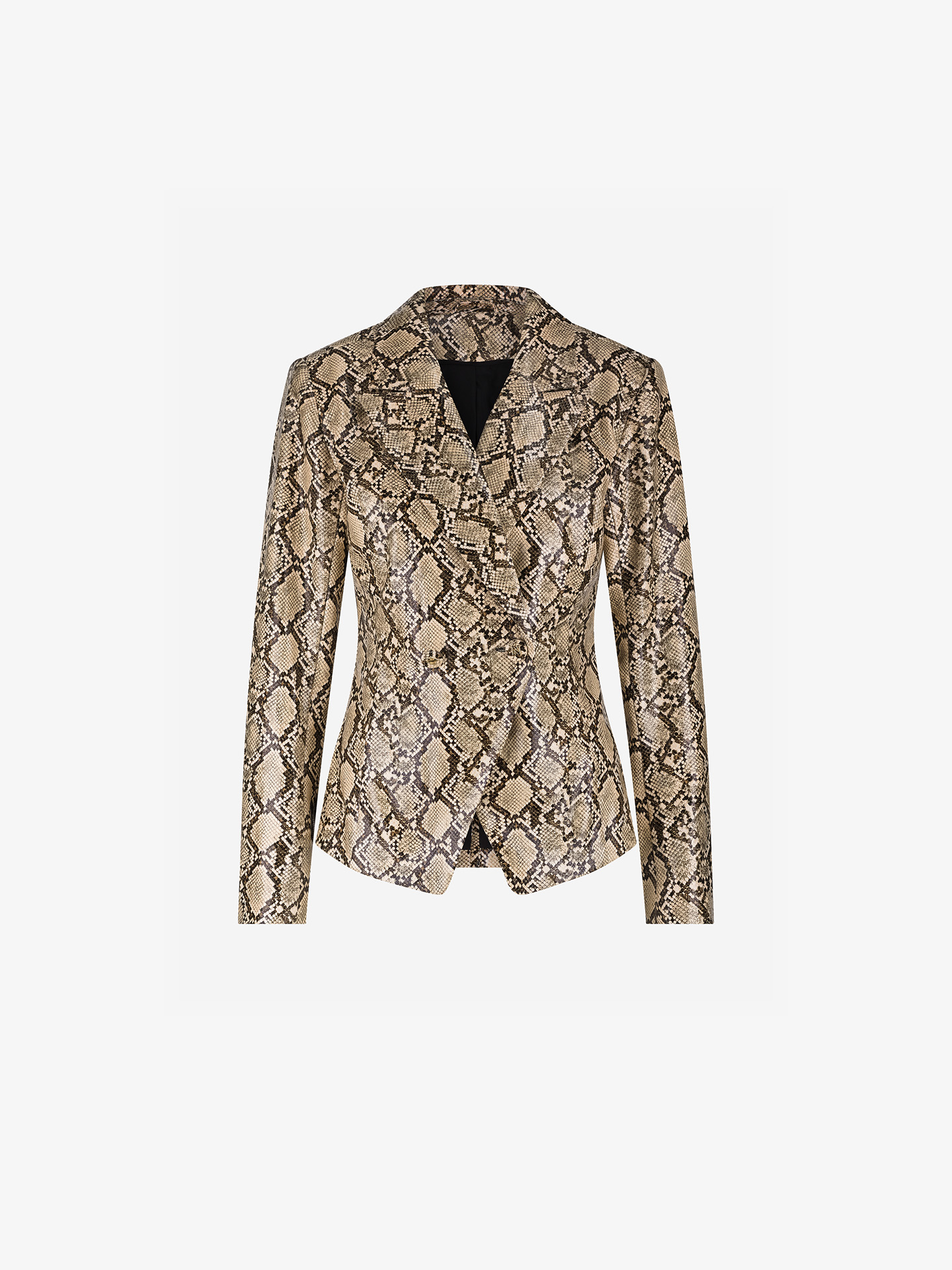 Snake print blazer