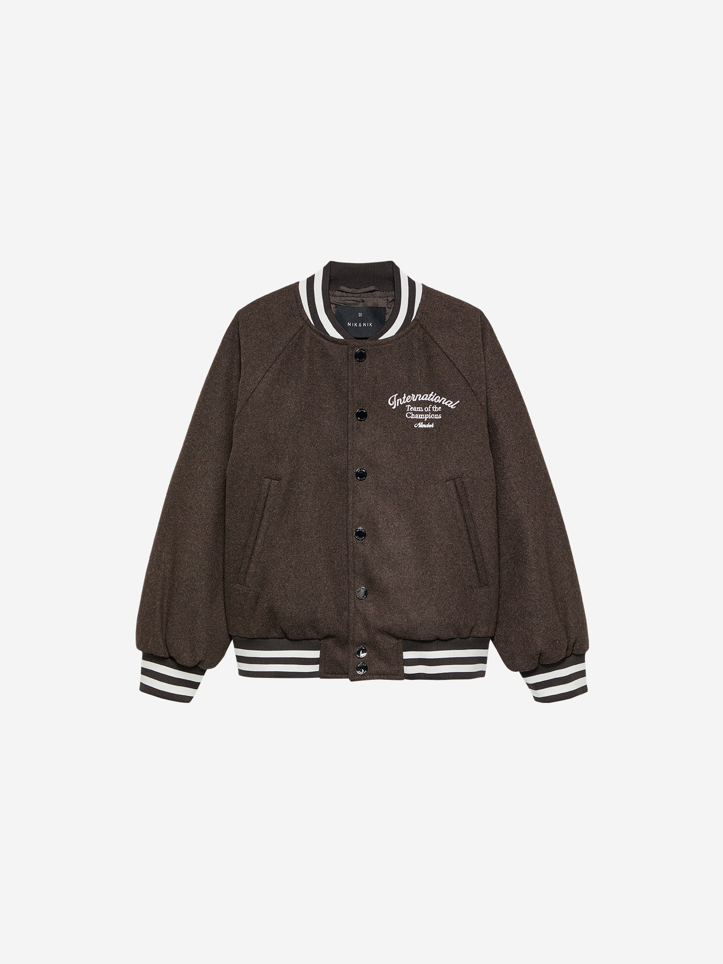 Varsity jacket in wool blend