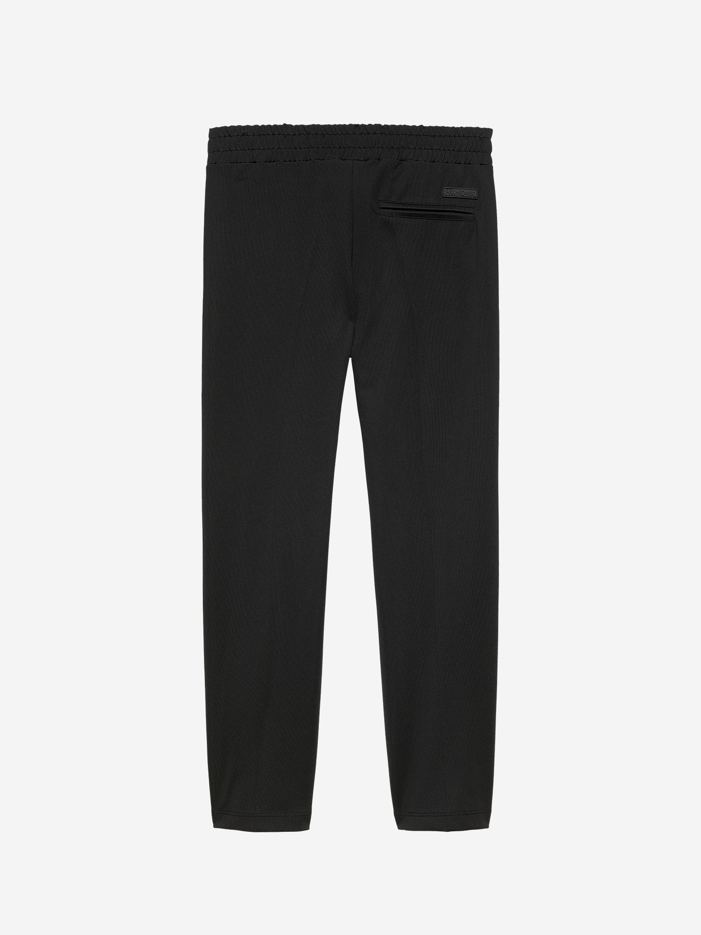 Trousers with elastic waistband