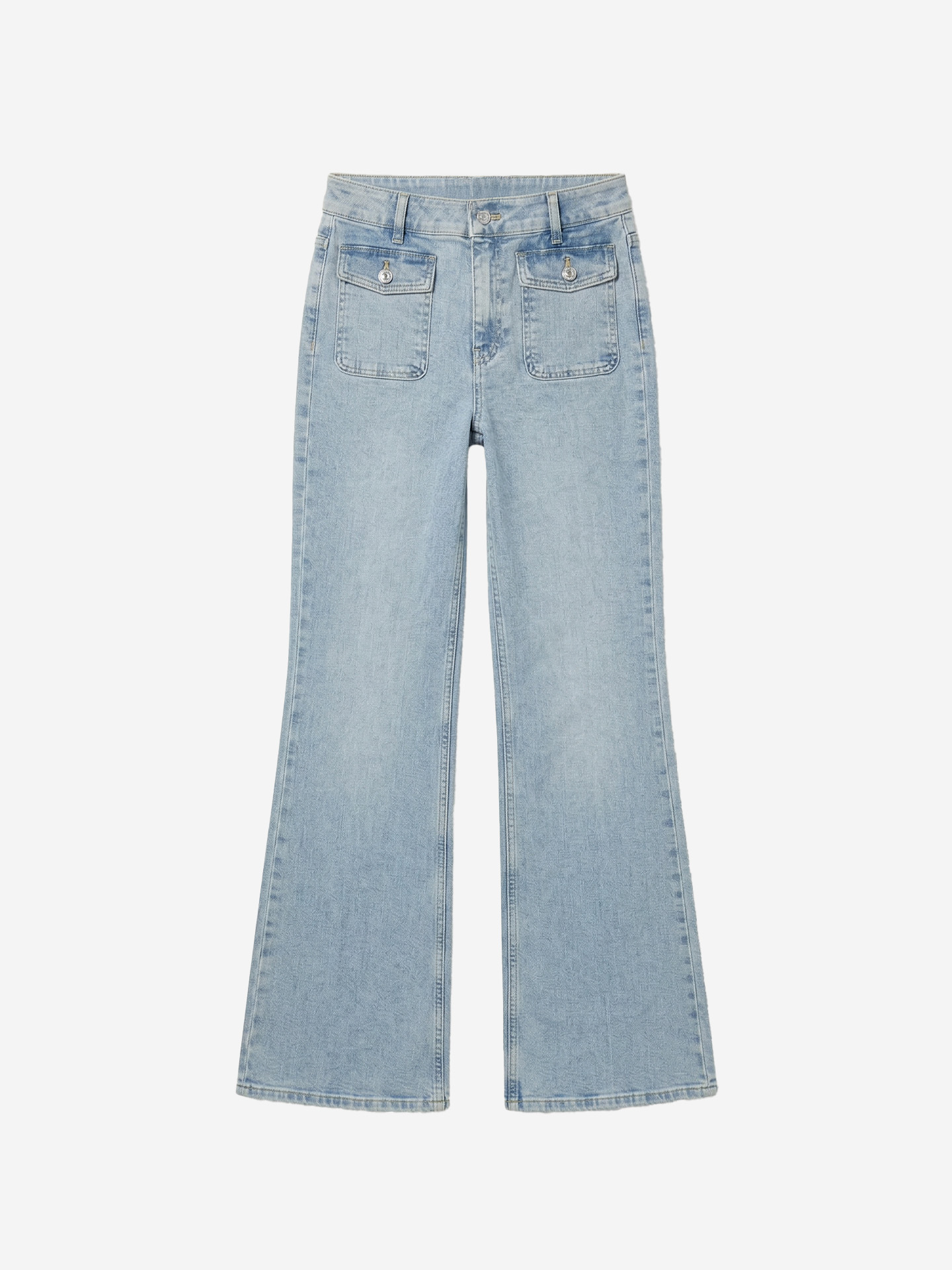 Bella Pockets Flared Jeans