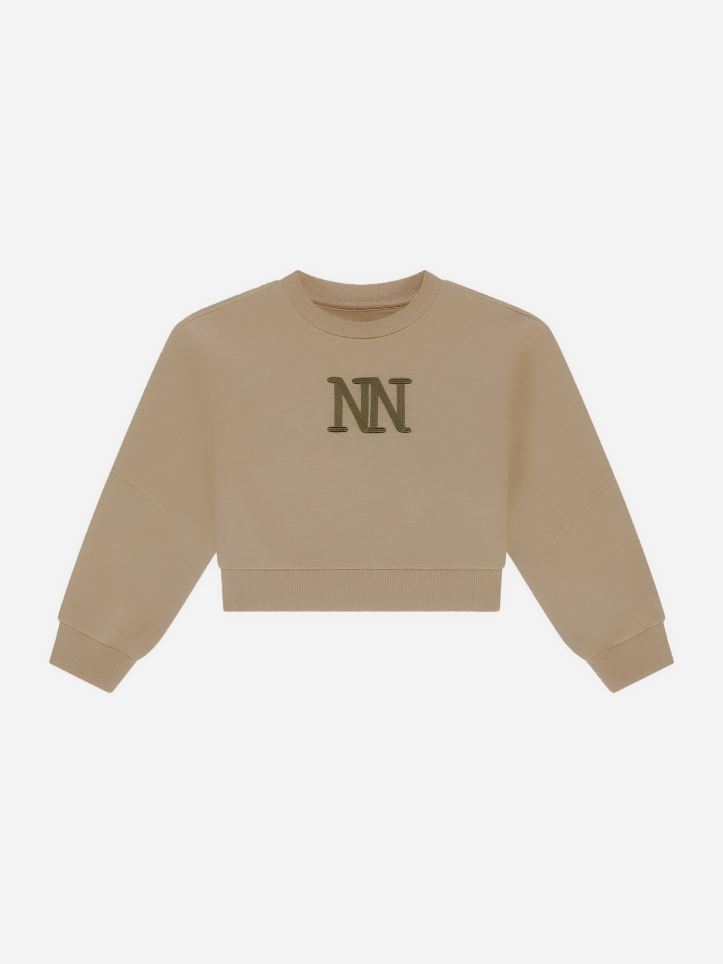 Sweater with embroidered logo