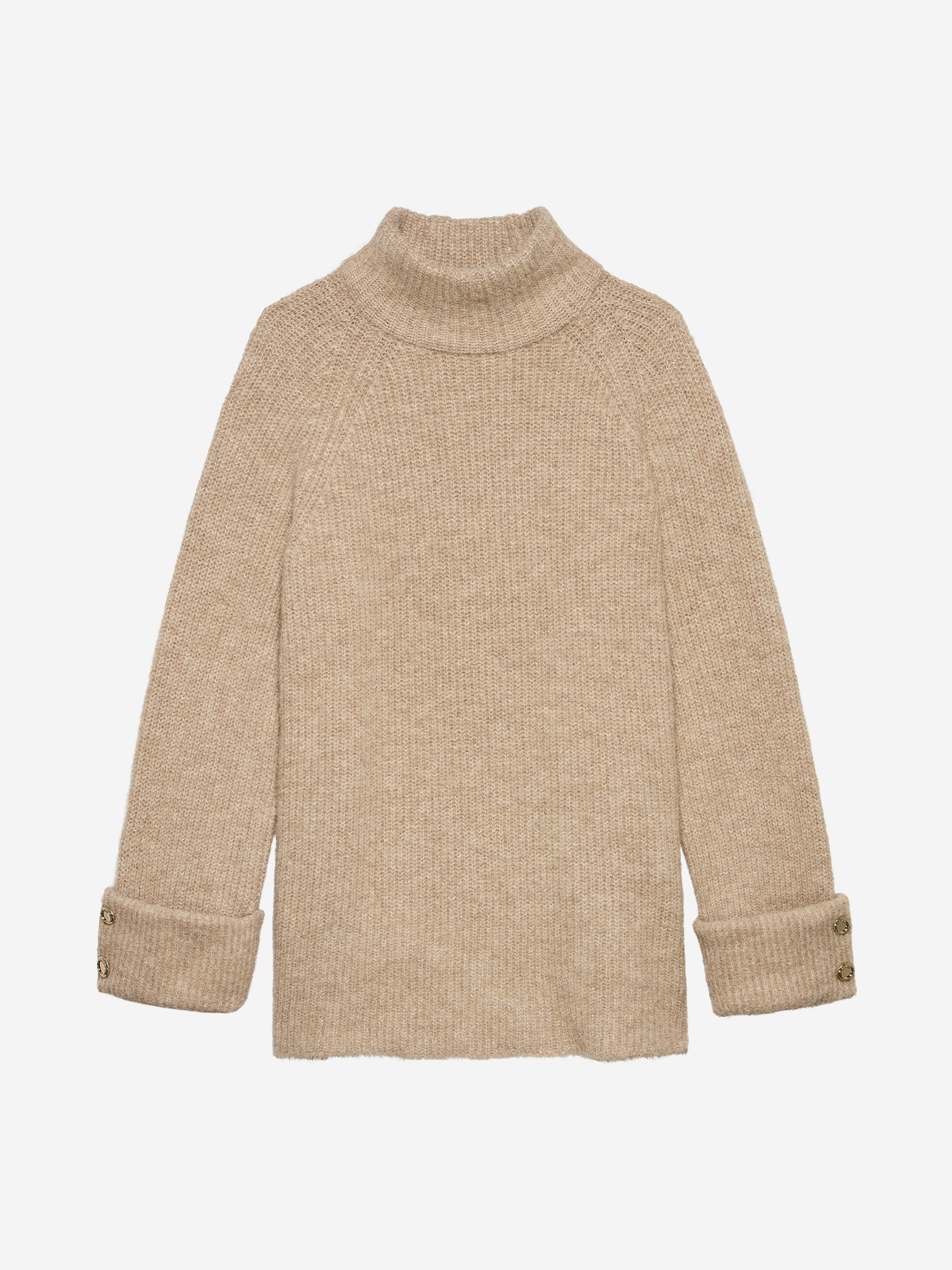 Gebreide jurk met col