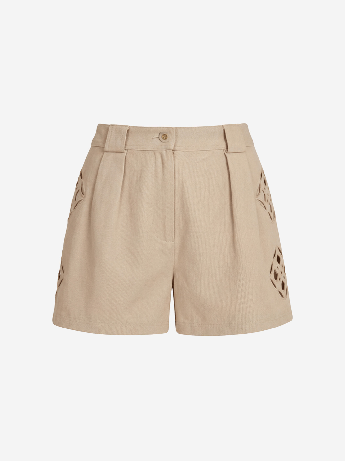 Short met cut-out details